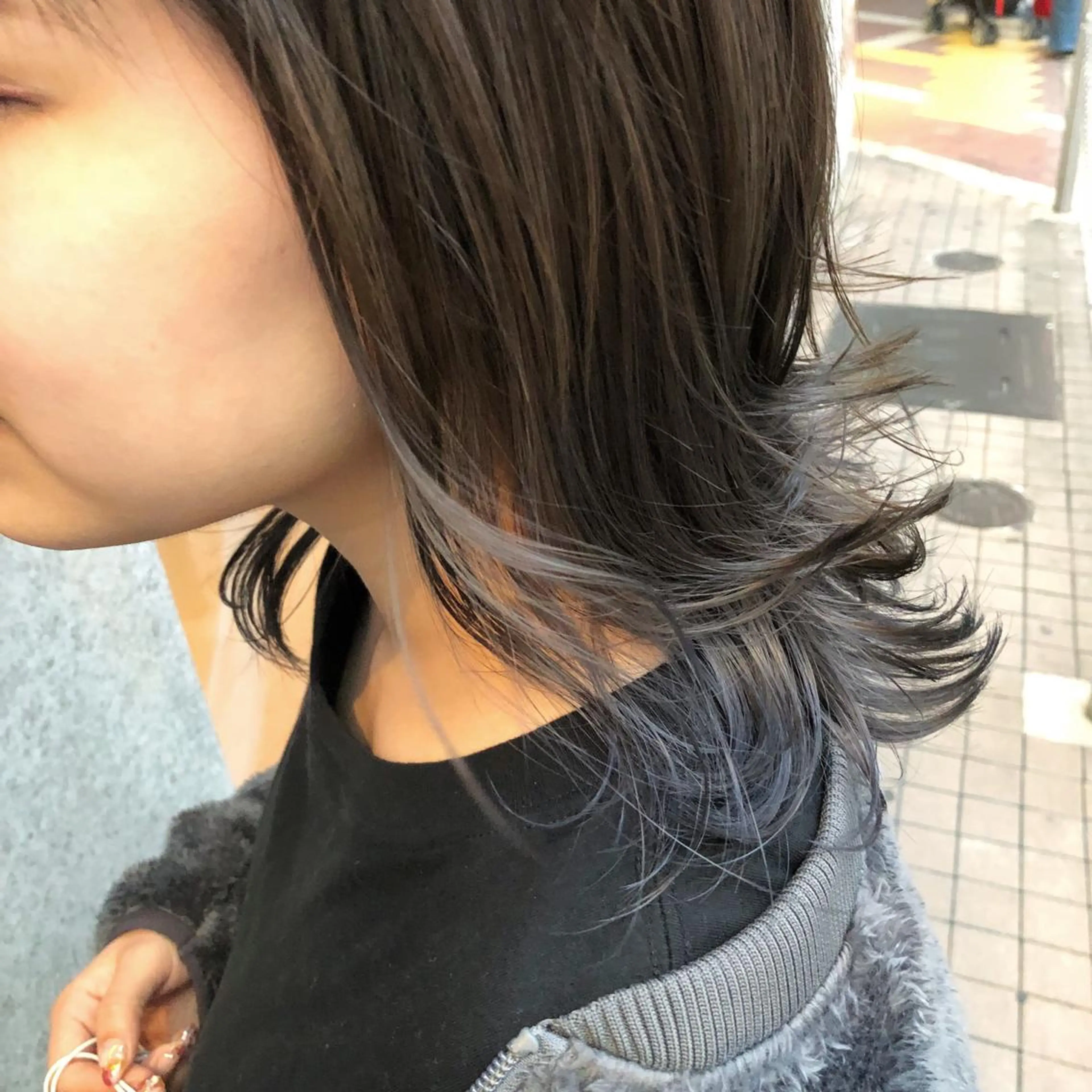 ミディアム カラー SALOWIN三軒茶屋店所属・髪質改善/艶髪 やまなかのヘアスタイル