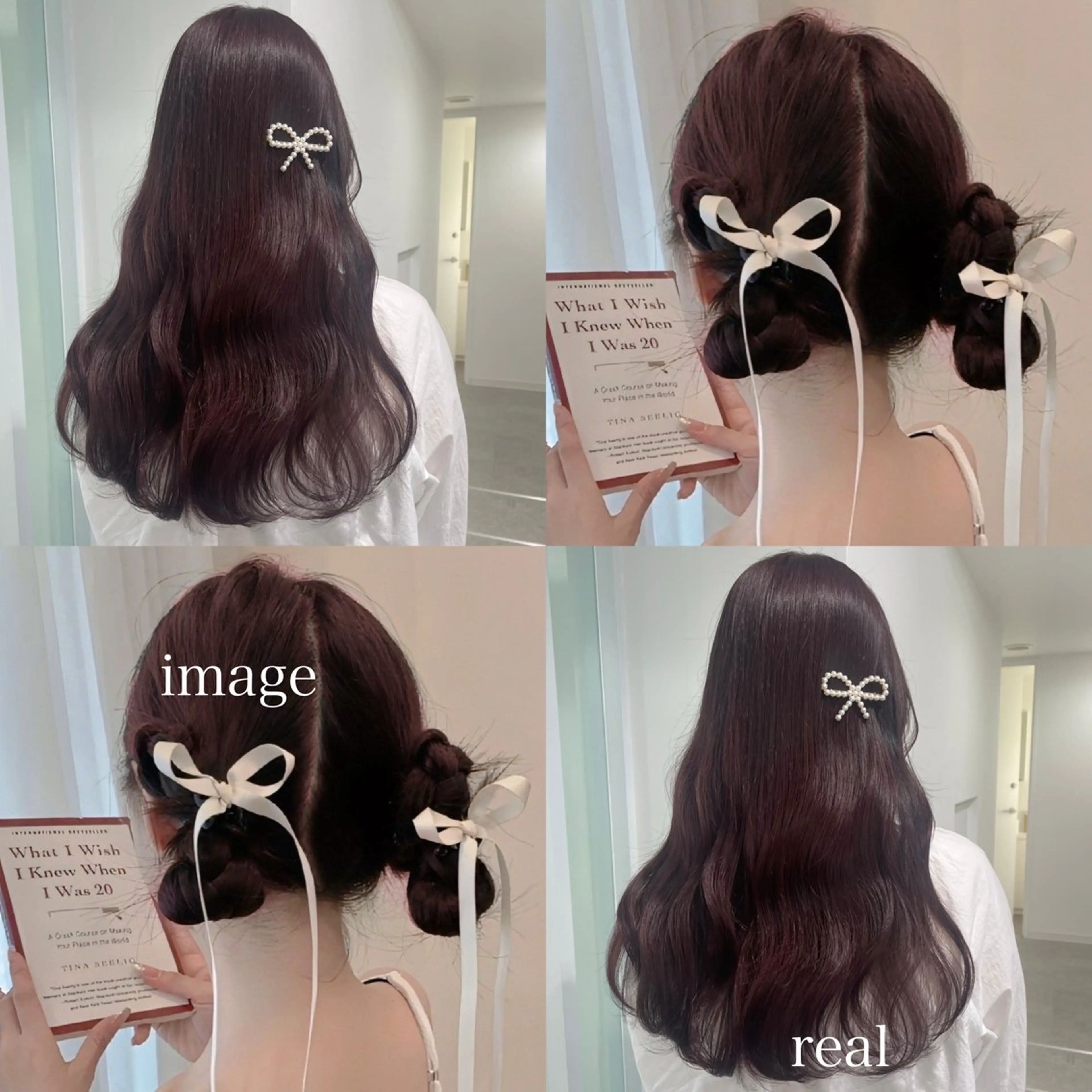 セミロング ヘアカラー 盛れる暖色🎀ガーリ ーヘア🎀きっかのヘアスタイル