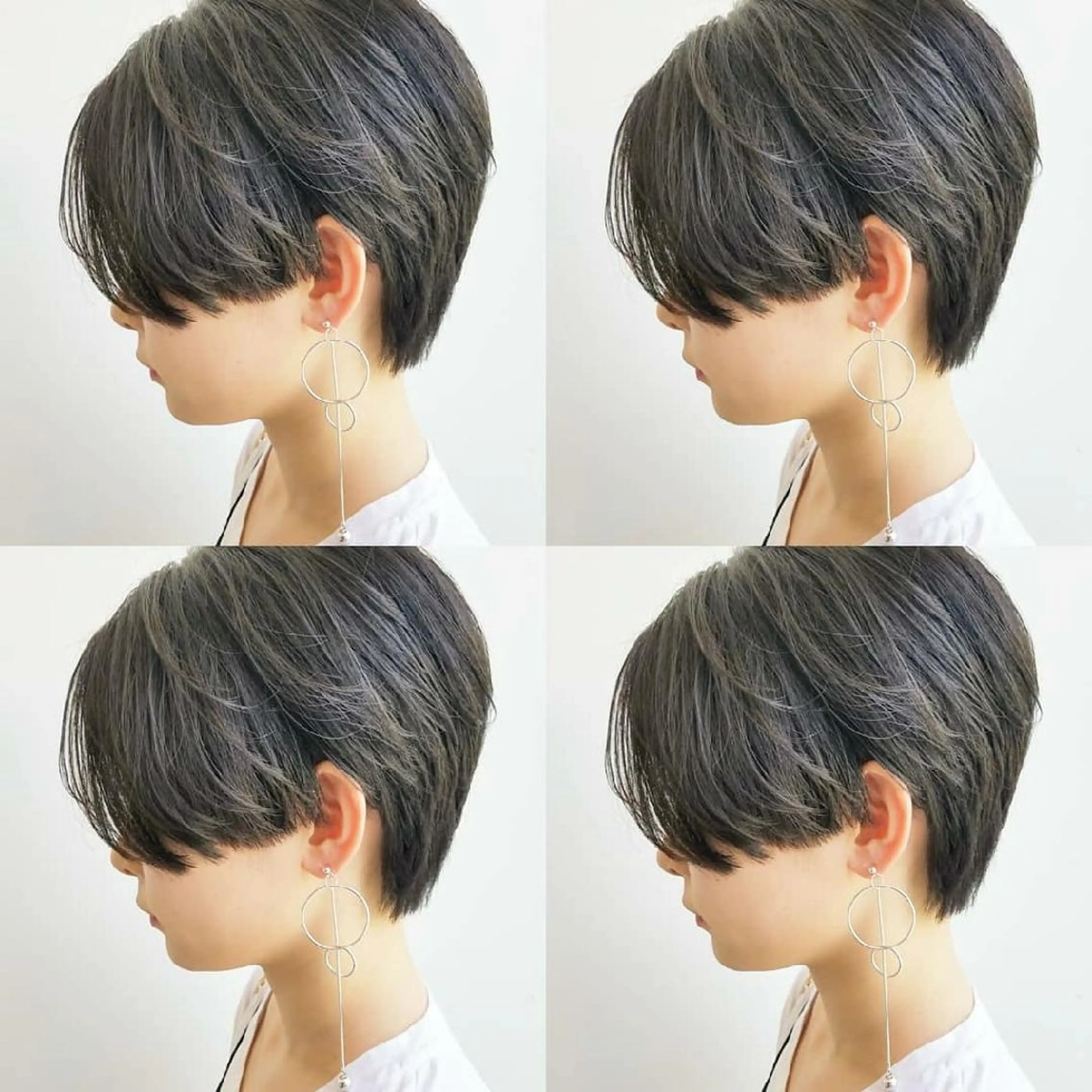 ショート カラー ショートヘア iplus✴ まつげ、眉毛、耳つぼのマツエク・マツパデザイン