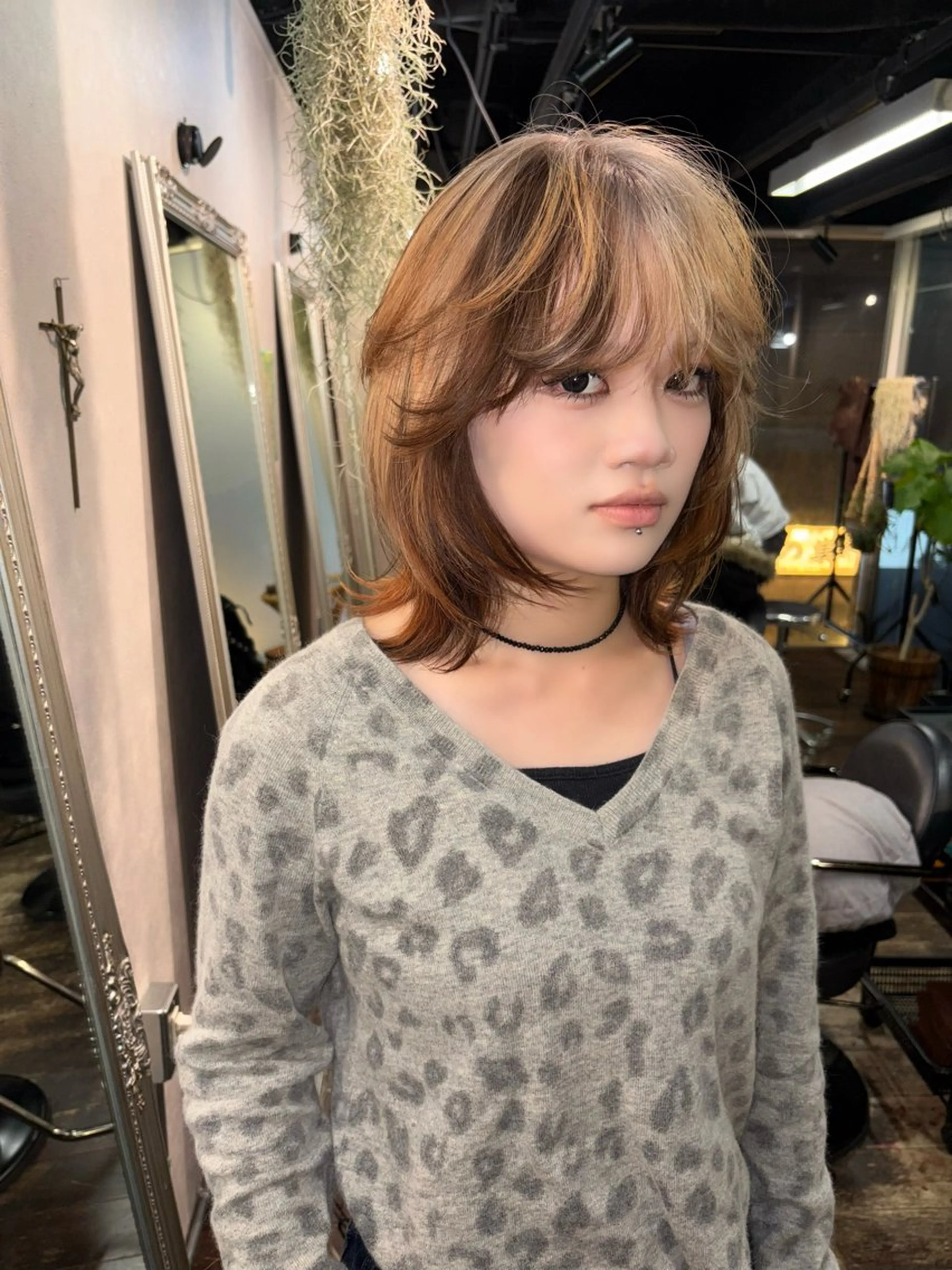 ミディアム ヘアカラー givet所属・心斎橋/デザインカラ ー/海外風/ナツミのヘアスタイル