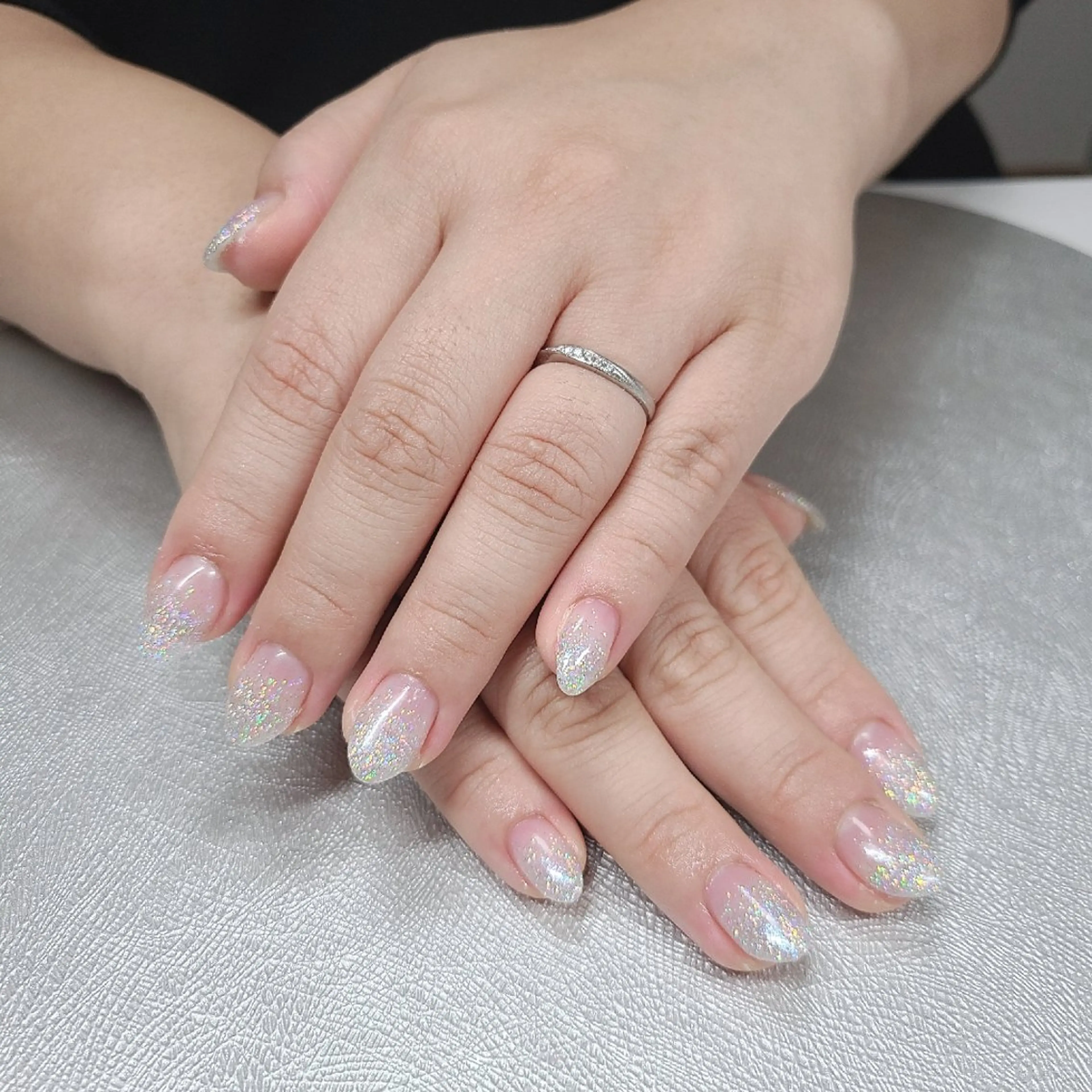 ネイル ラメ(グリッター) ラメグラデーション 52 nailのネイルデザイン