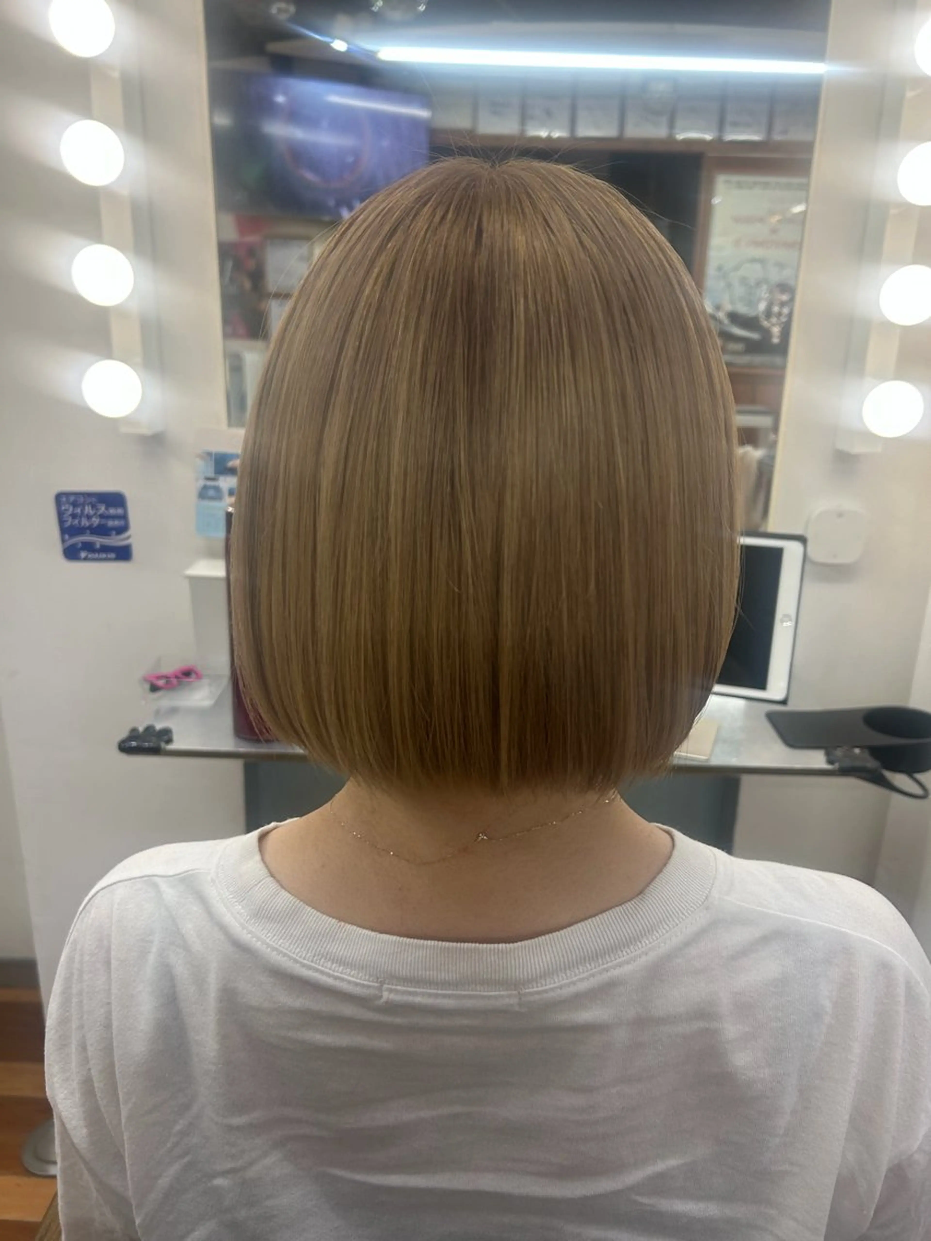 ショート カラー 天神カラーモデル募集 nanaのヘアスタイル