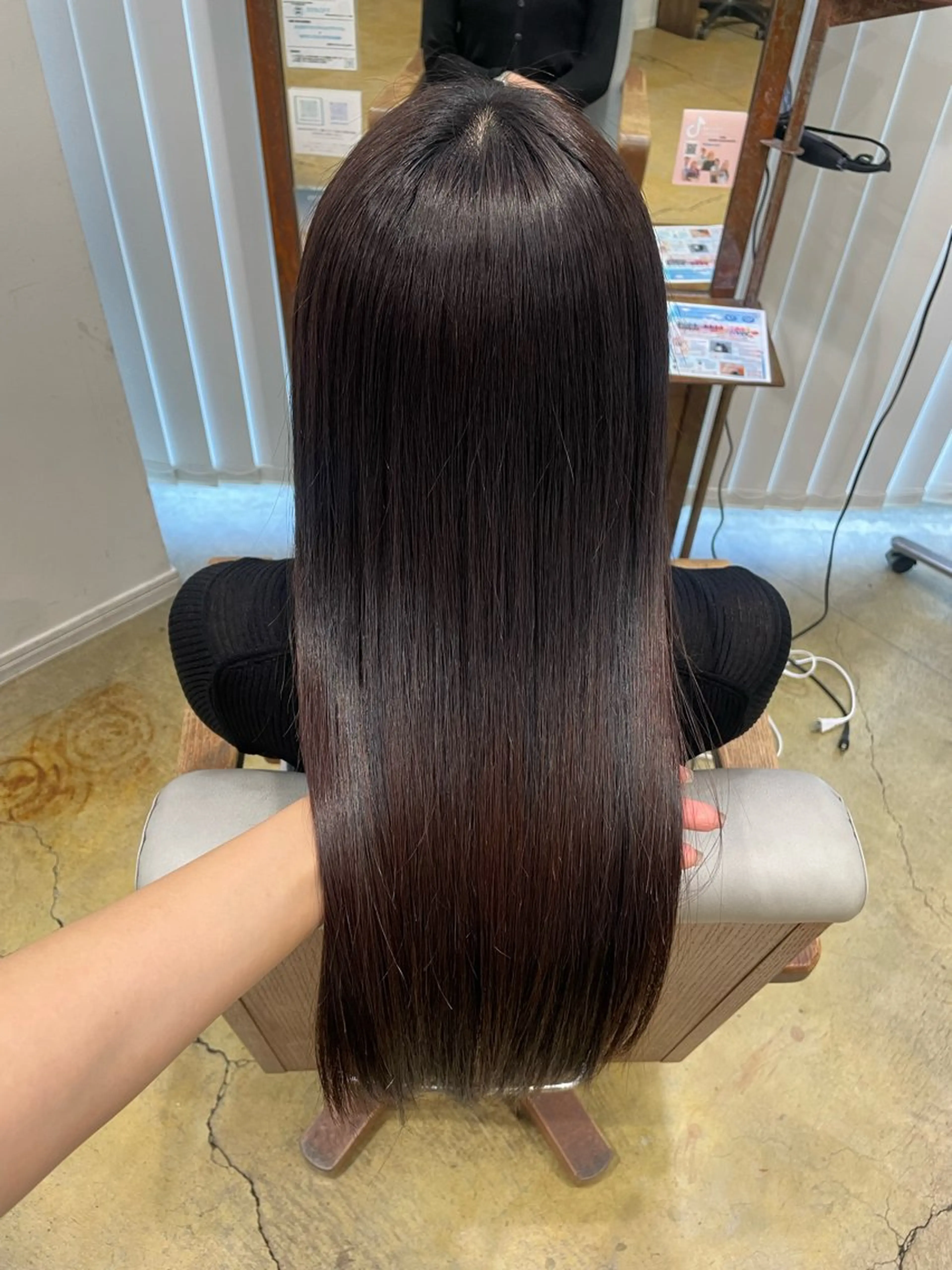 パーマ 縮毛矯正 アイブロウリフト パーマモデル/はなのヘアスタイル