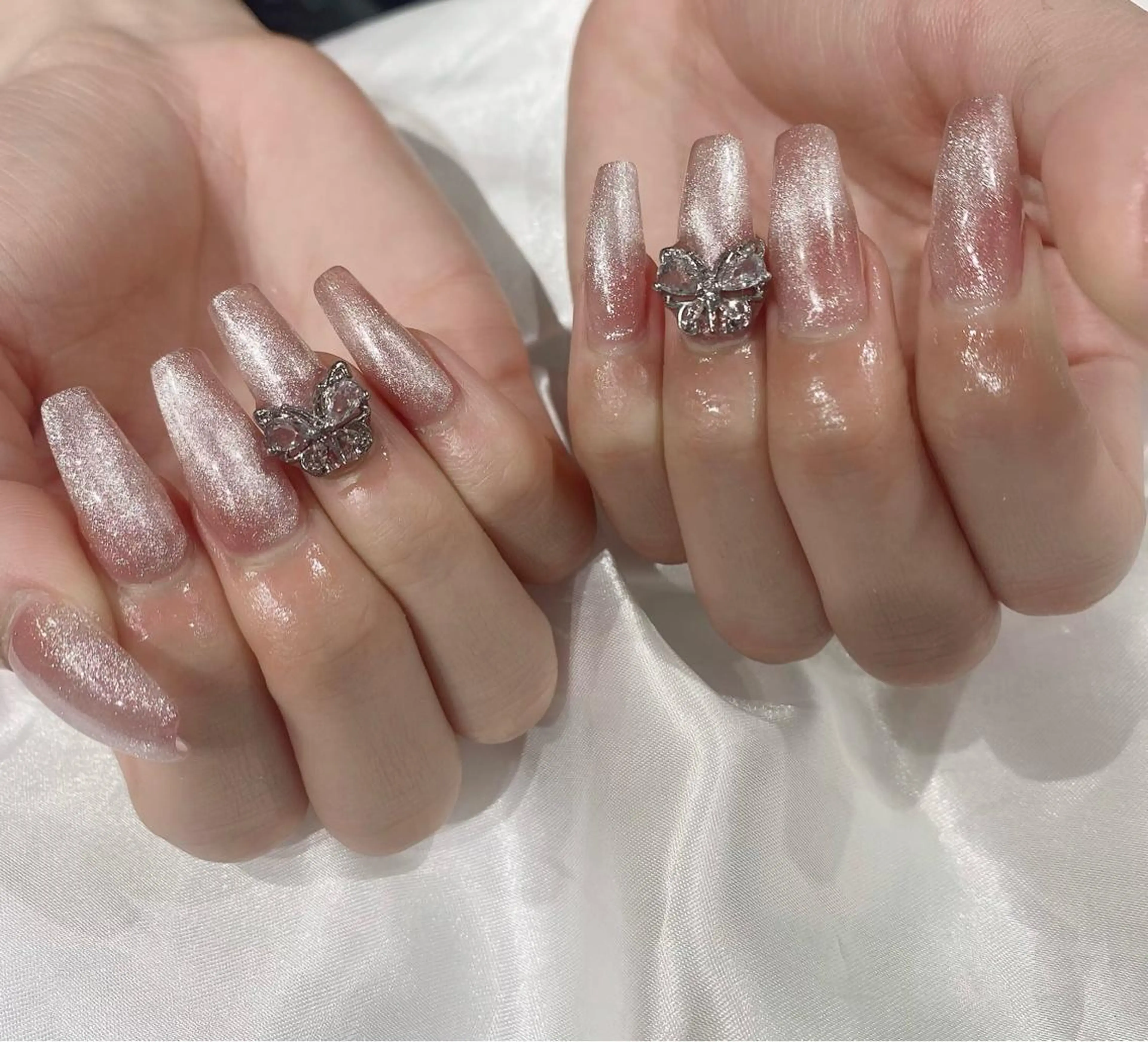 セミロング ハンドネイル JNA認定講師🌸 RIEのネイルデザイン