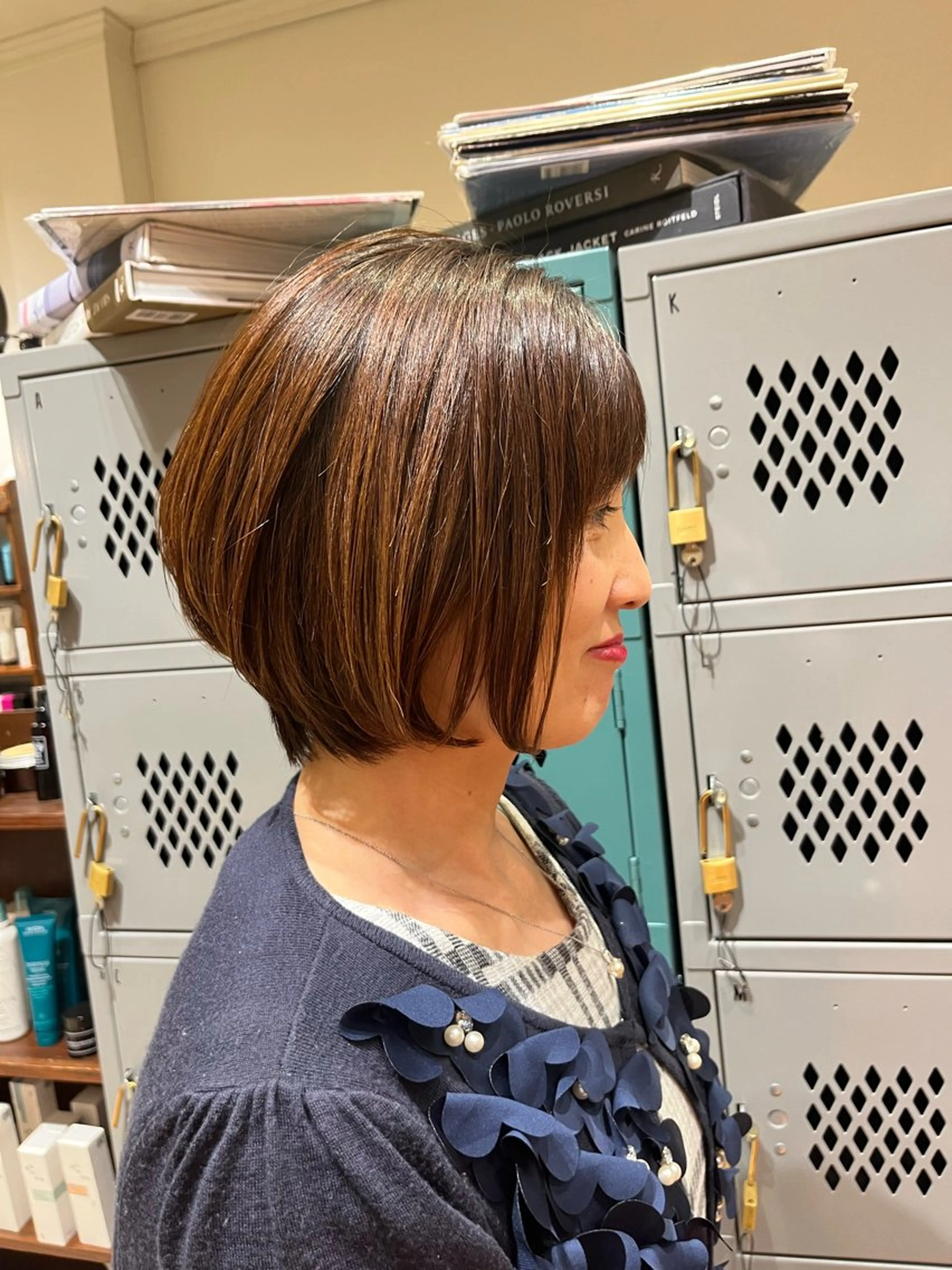 ショート ボブ ｼｮｰﾄｶｯﾄ 梅田 山下　すみれのヘアスタイル