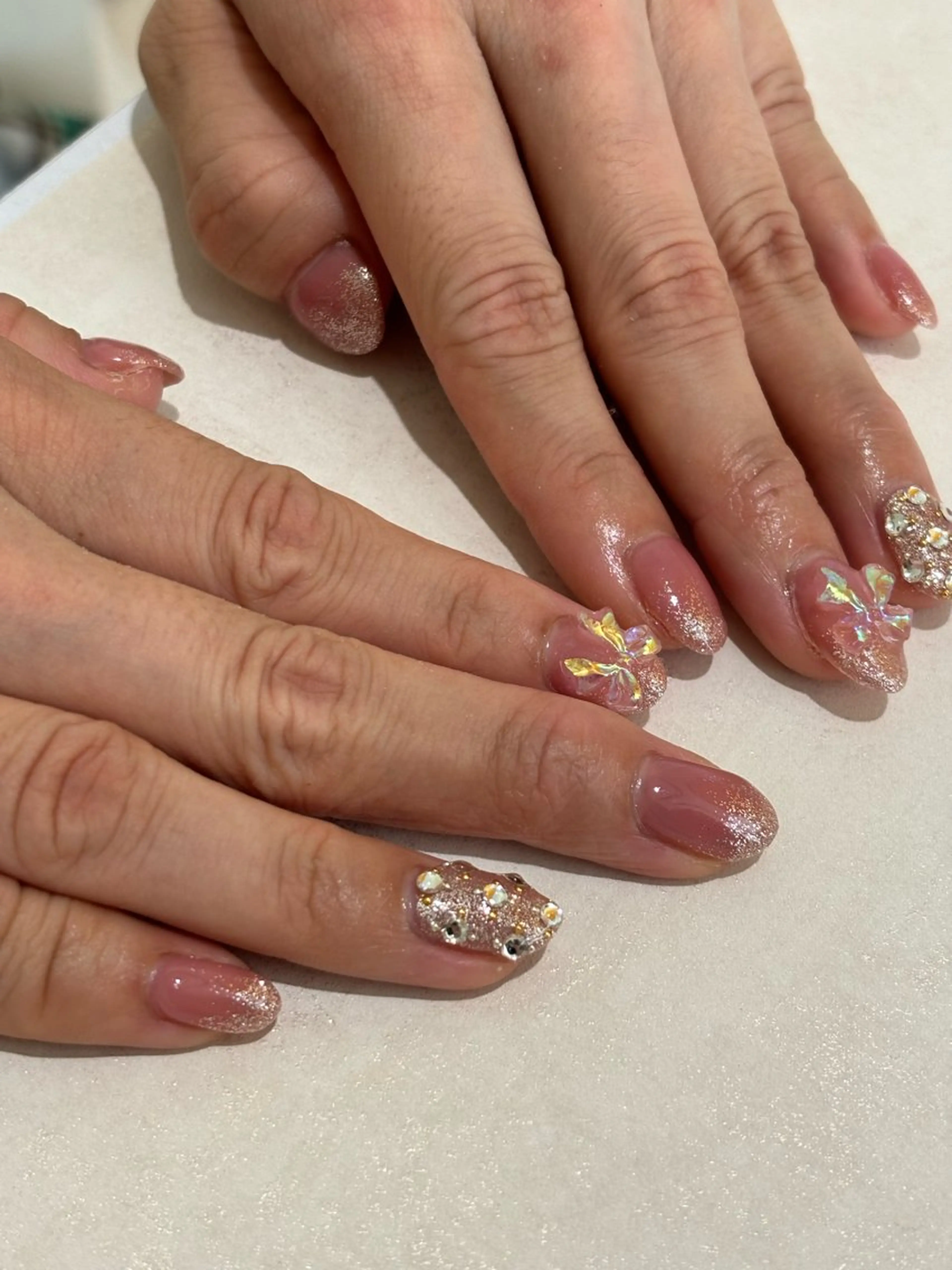 ネイル シンプルネイル EASTHAM 宮木 花鈴のネイルデザイン