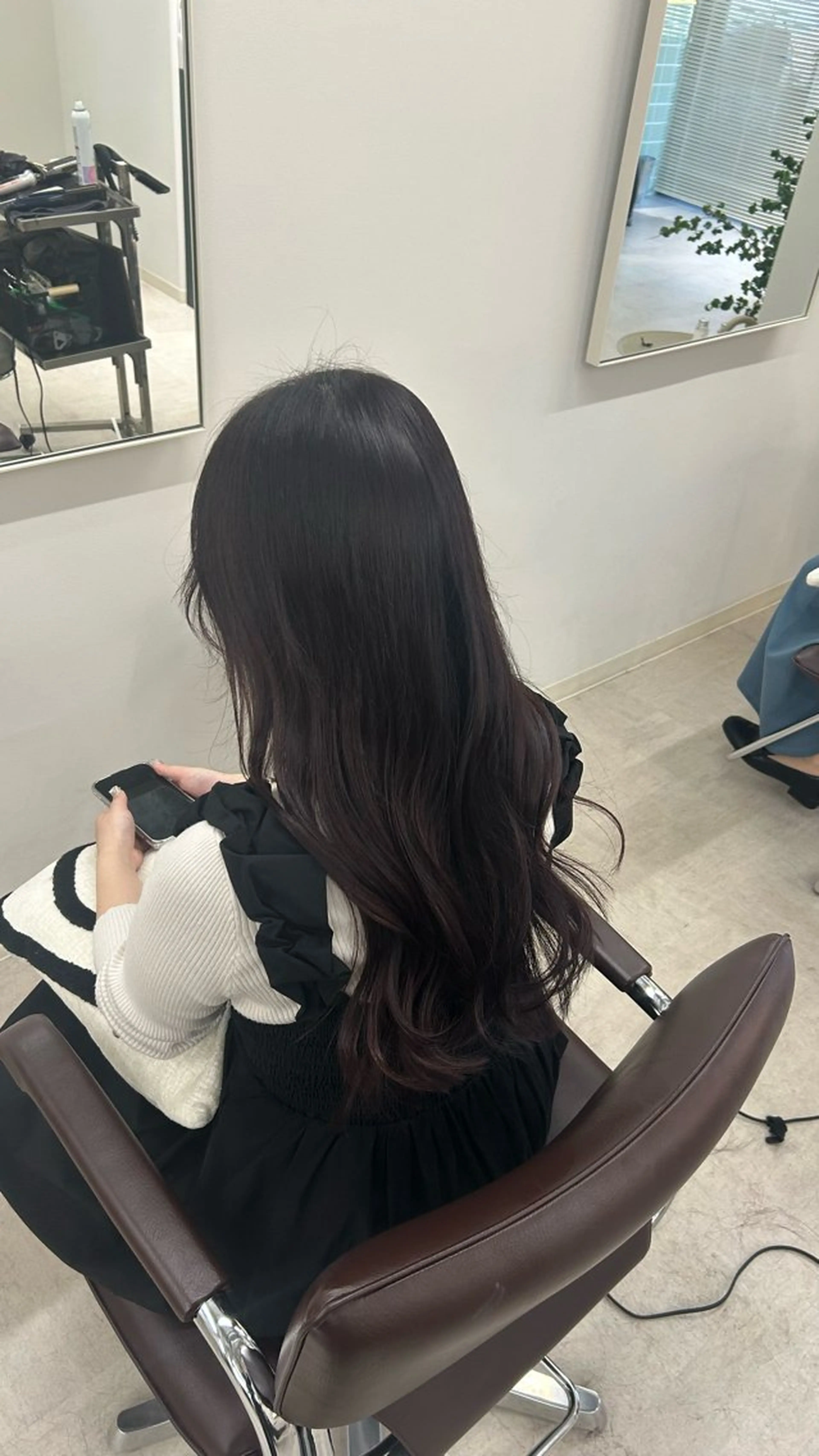 ロング カット ヘアカラー トリートメント 艶カラー/髪質改善 /HANAのヘアスタイル