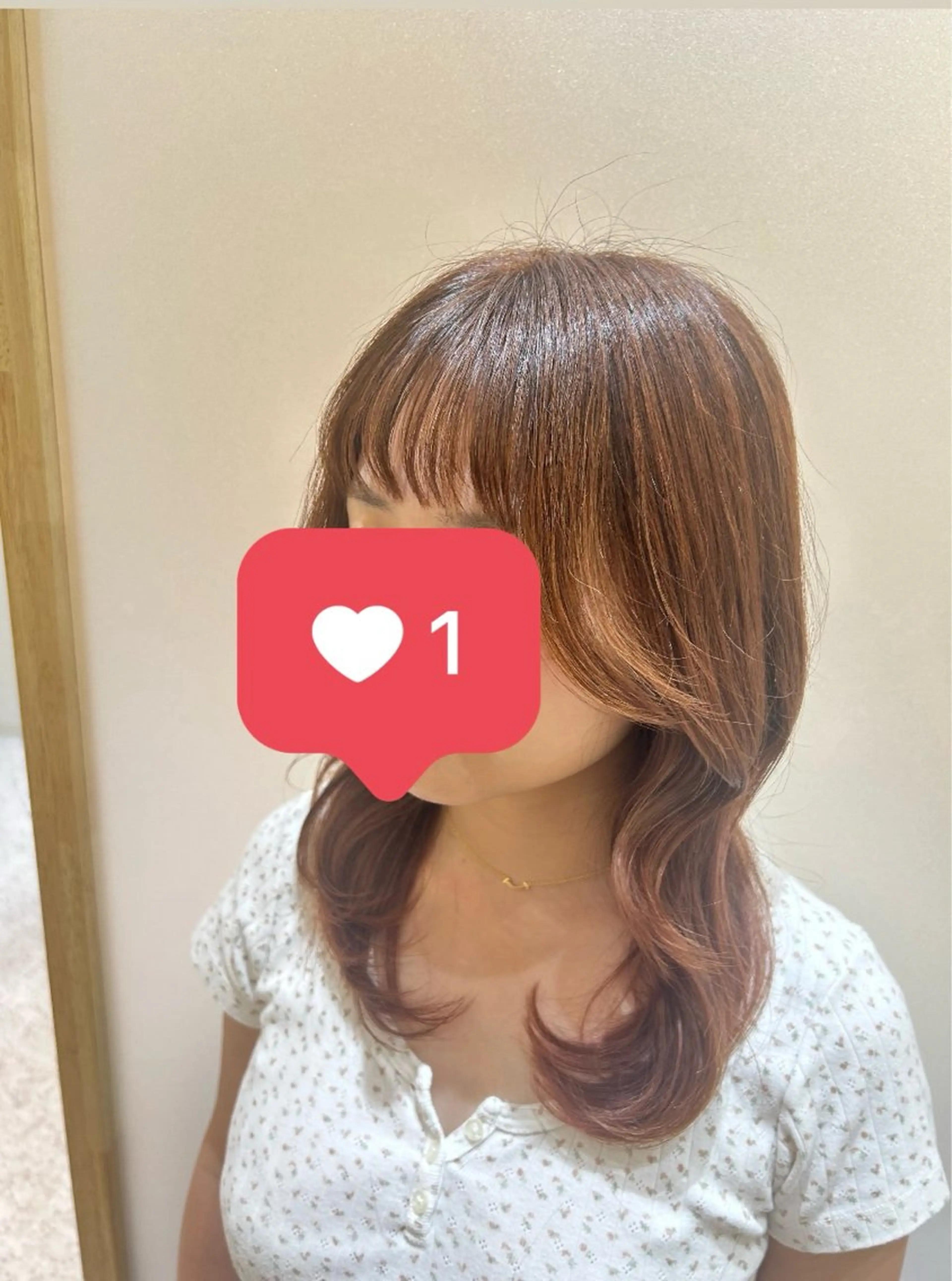 ミディアム カラー Yamamoto 半個室美容室zinaのヘアスタイル