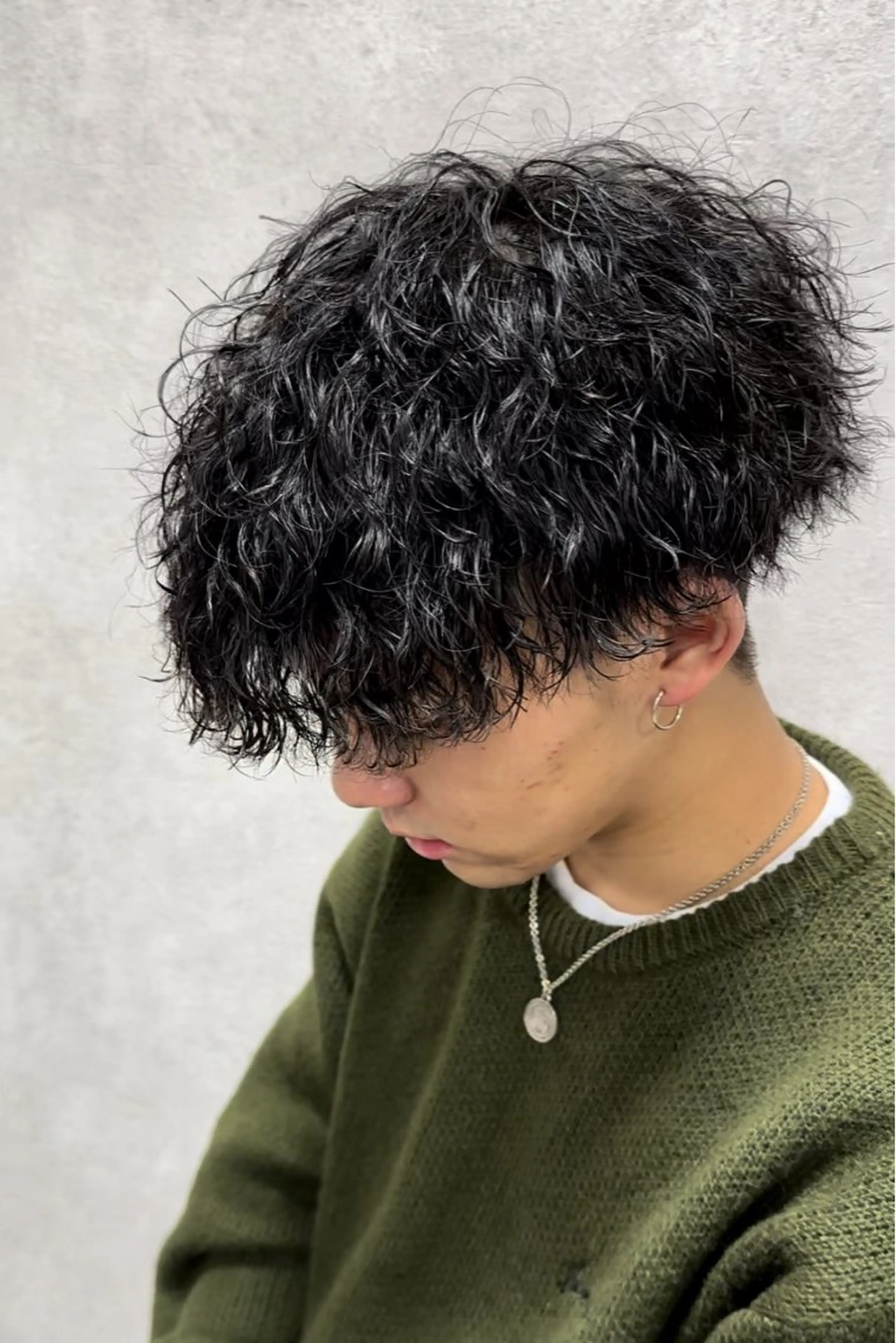 カラー パーマ メンズ 波巻きパーマ STANCE MEN'S公式のヘアスタイル