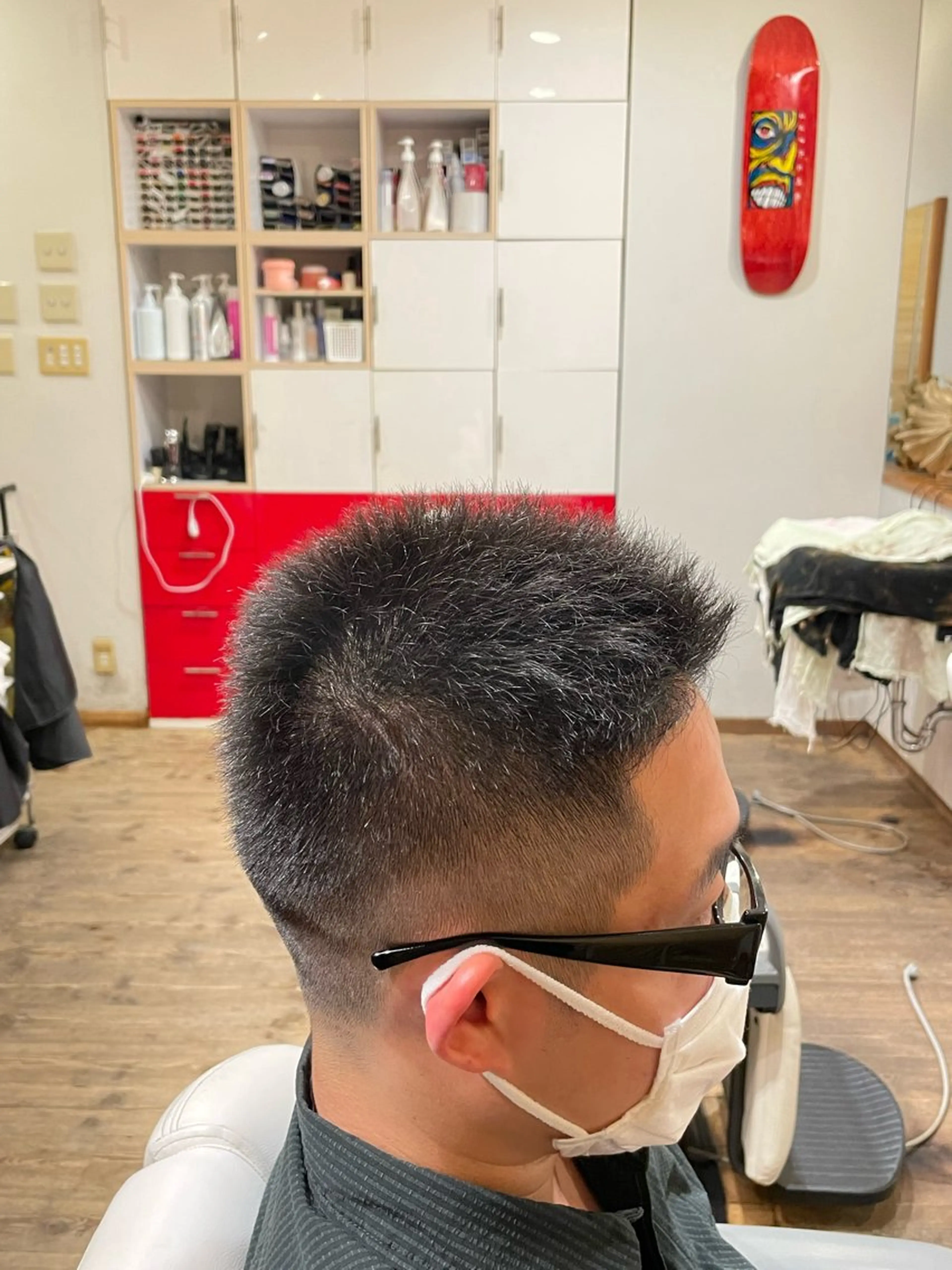 ショート メンズ 椿 大輔のヘアスタイル