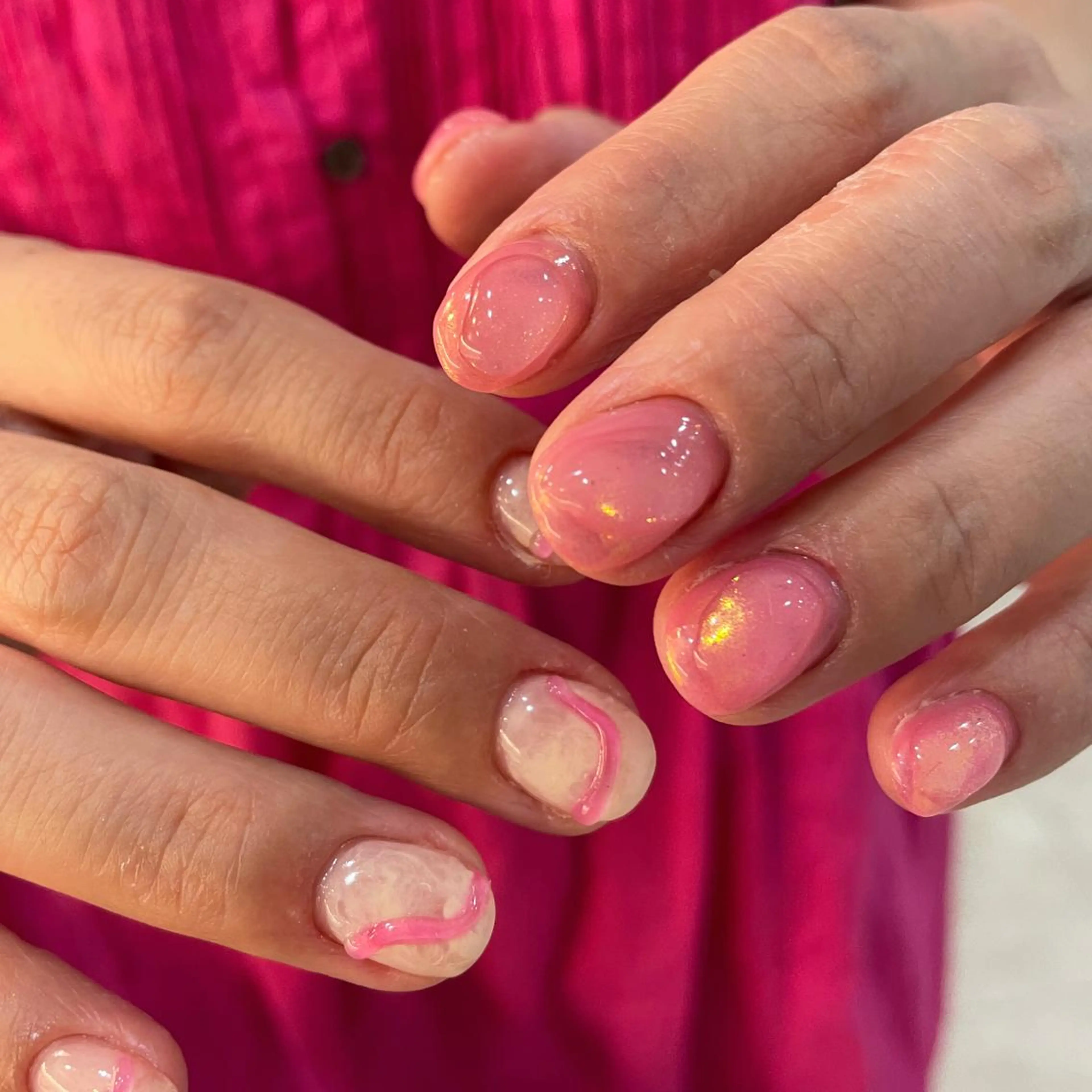 ネイル ゆびノさき茨木店 ニュアンス/アートのネイルデザイン