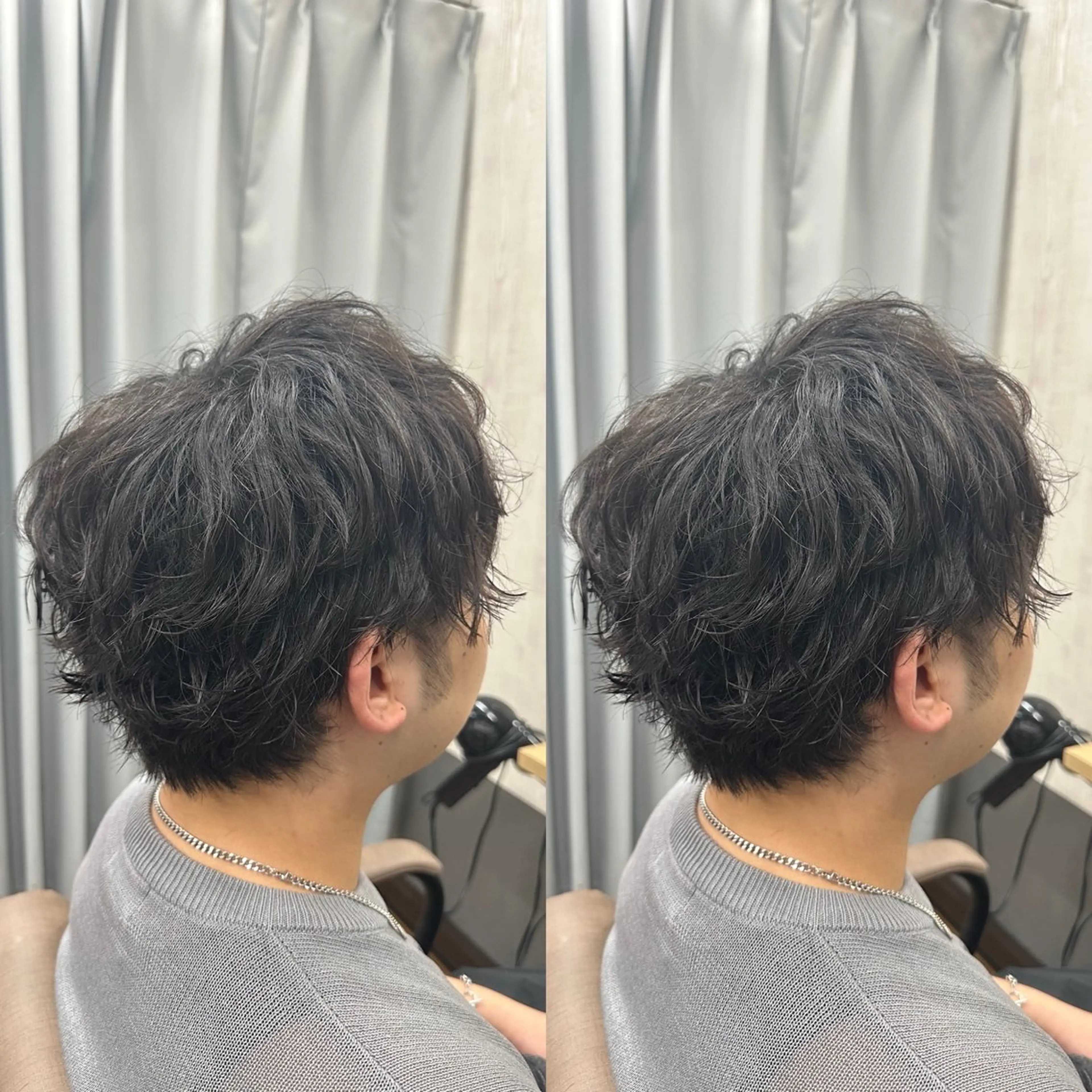 ミディアム カット パーマ メンズカット/ メンズパーマ/塚本のヘアスタイル