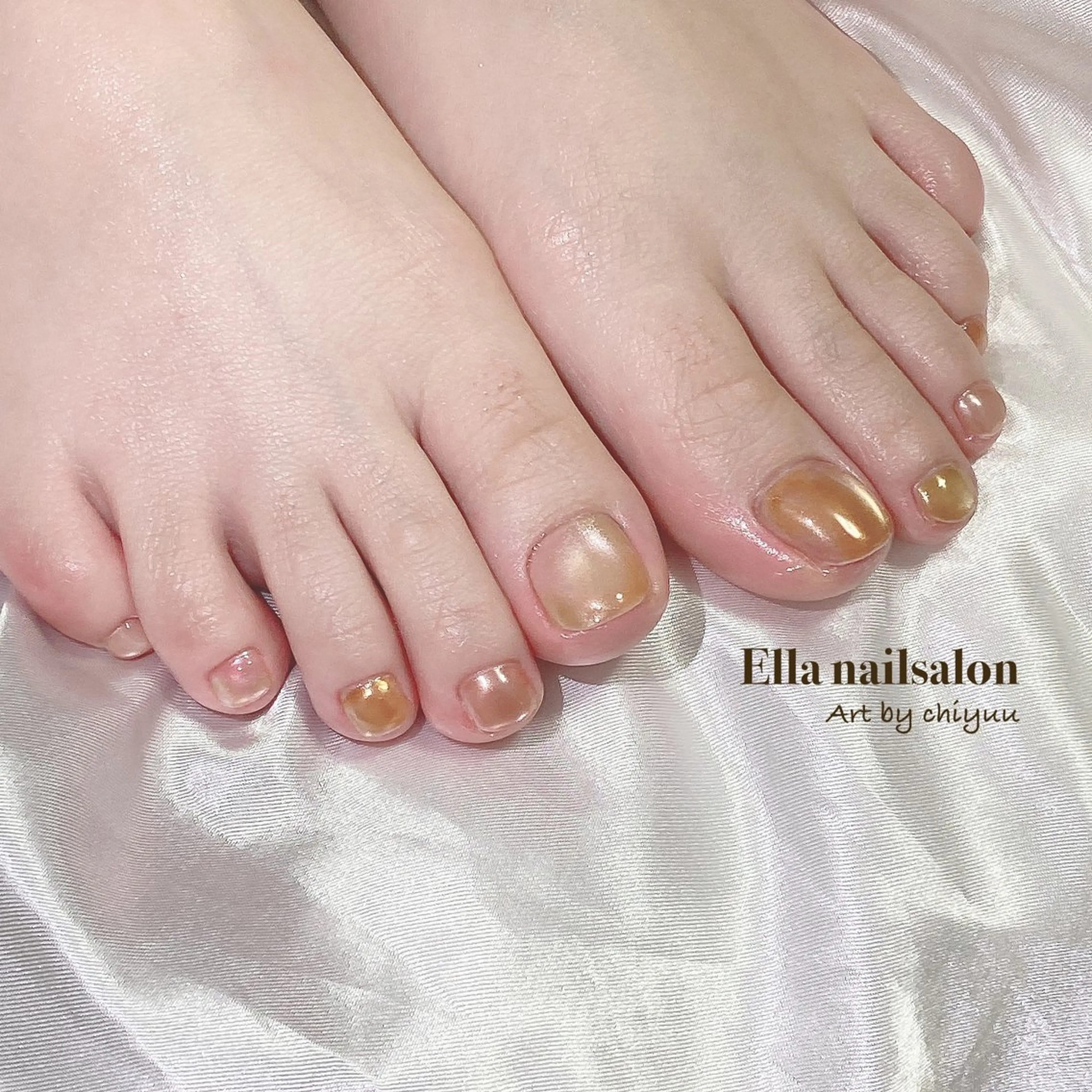 ハンドorフット🐋‪ 𓈒𓏸オーロラと水光マグネットで作り出す🫧うるうるワンカラー🫧の写真