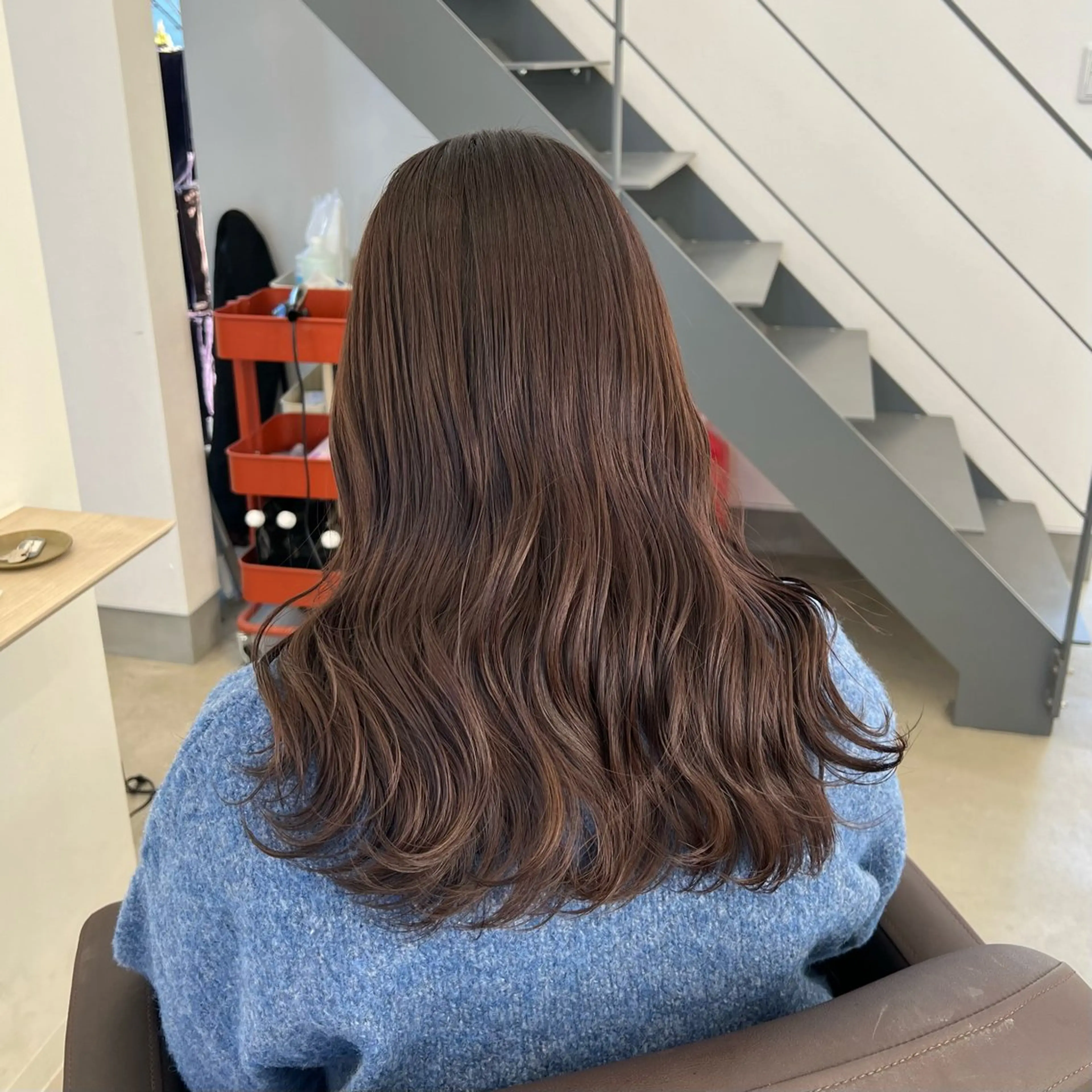 one color＋2step treatment🥣🫧の写真