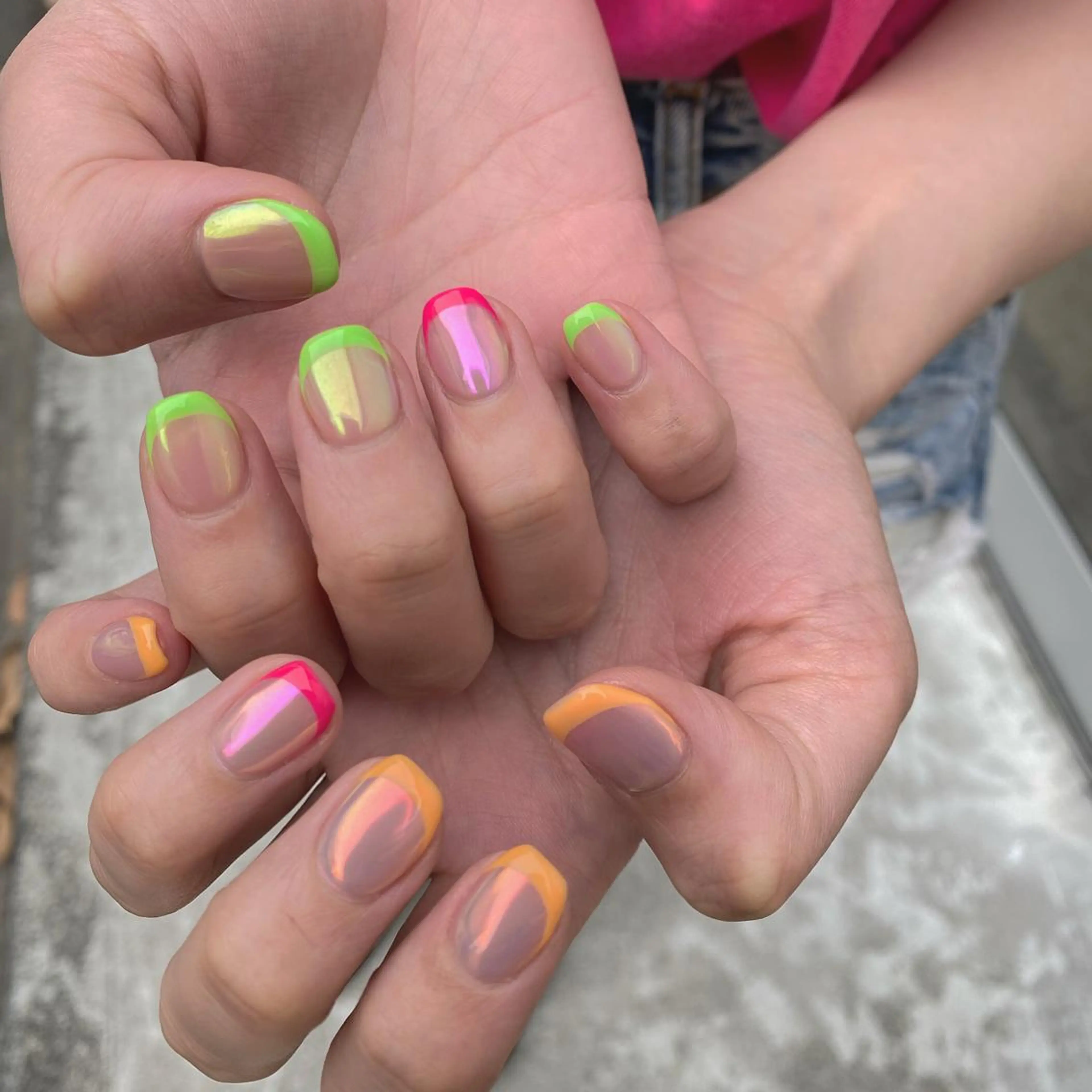 ネイル フレンチネイル 🌼大西洋子 laughl🌼のネイルデザイン