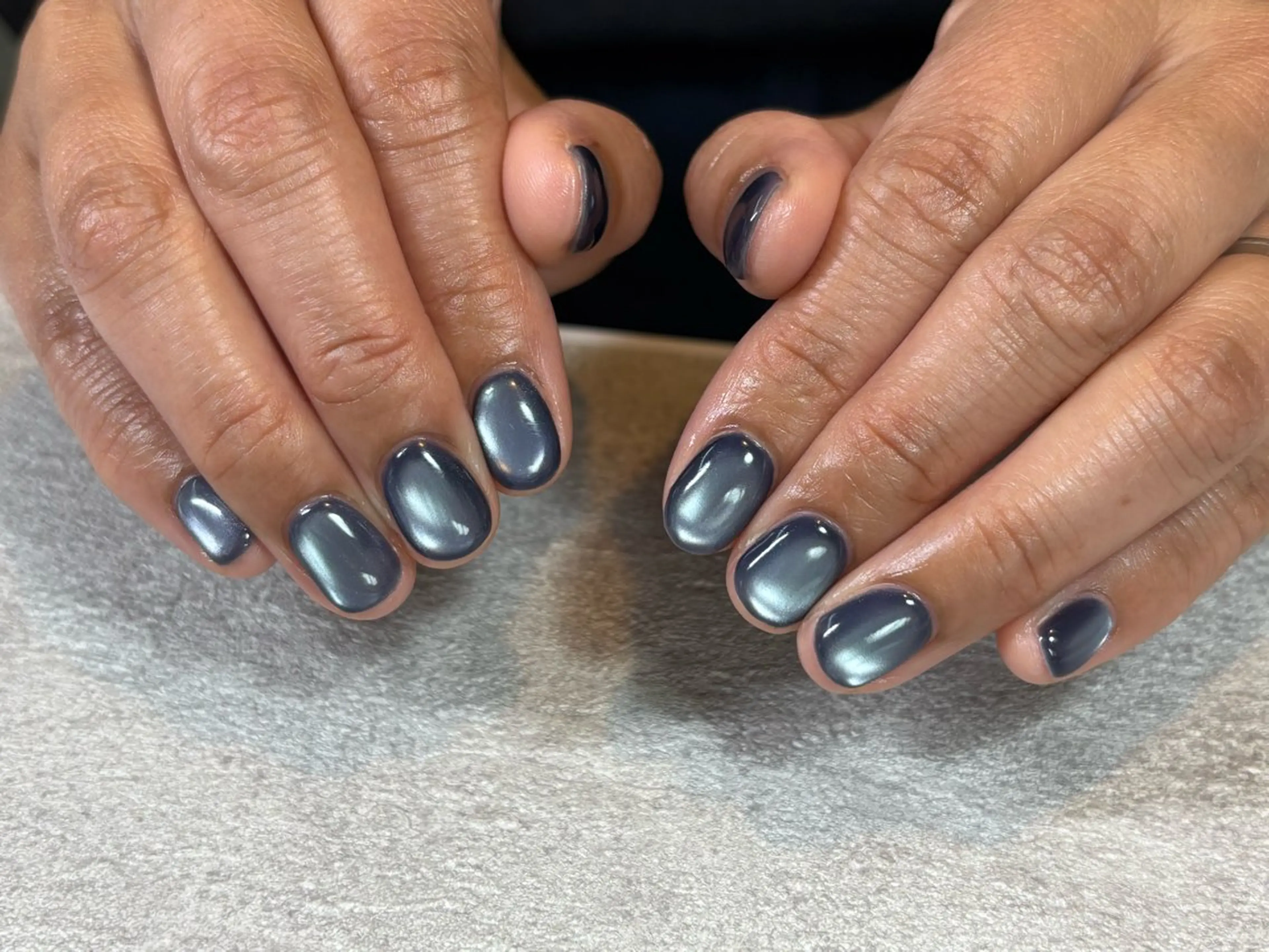 ネイル 氷ネイル・うるうるネイル マグネットネイル Hanjo Yumiのネイルデザイン