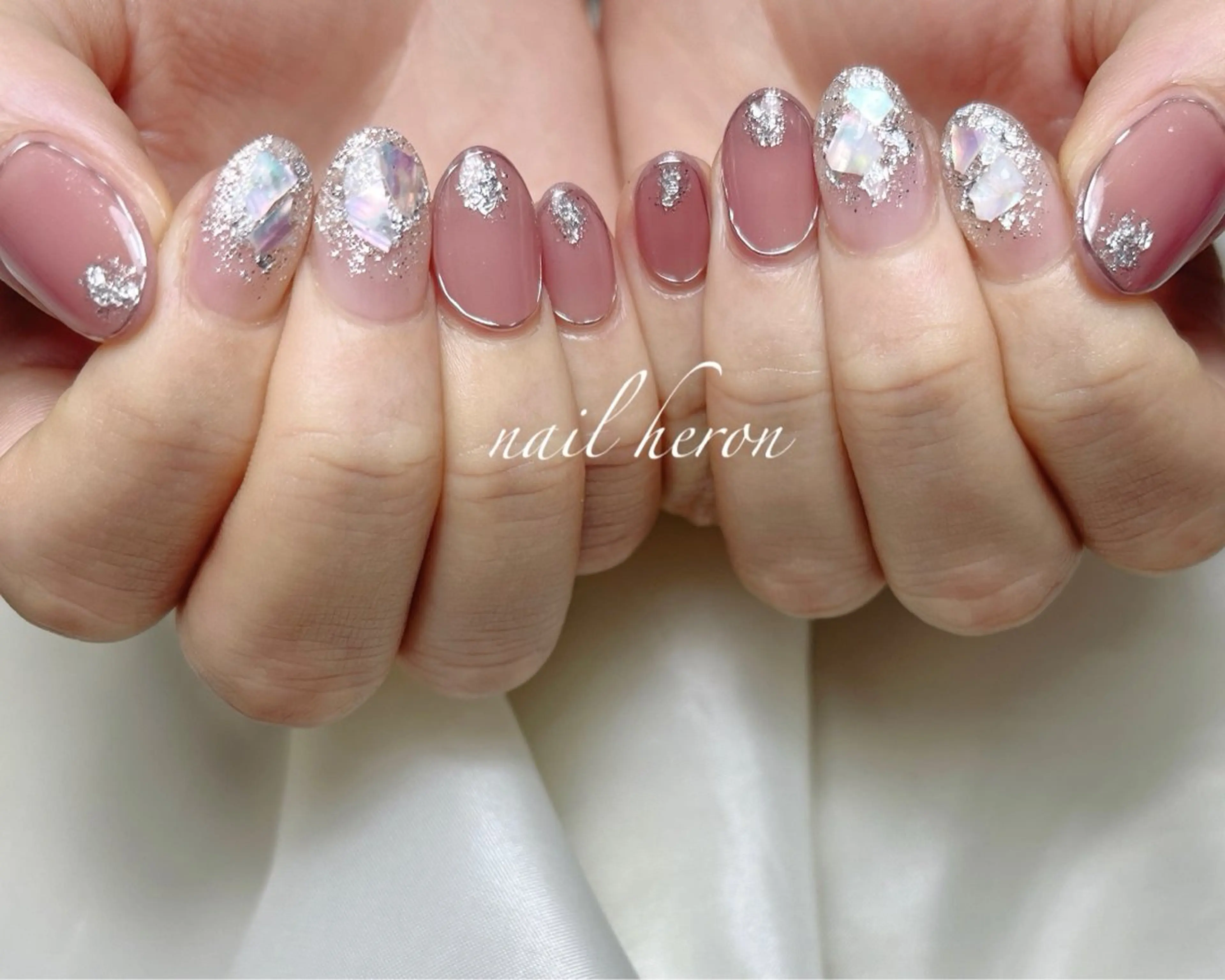 ネイル ラメ(グリッター) ハンドネイル nail heron所属・saki_ nail heronのネイルデザイン