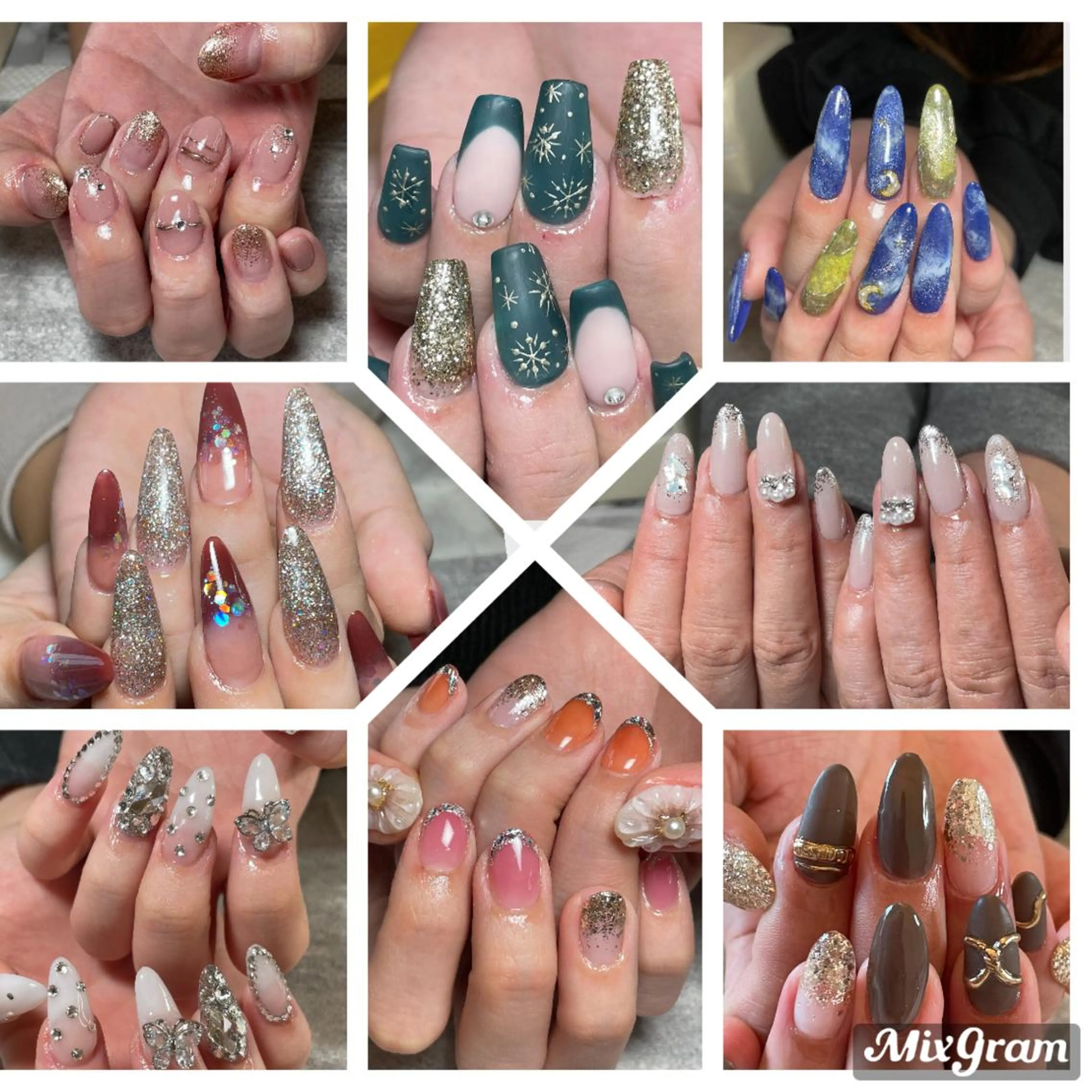 ネイル ハンドネイル 蓑原 佳央里のネイルデザイン