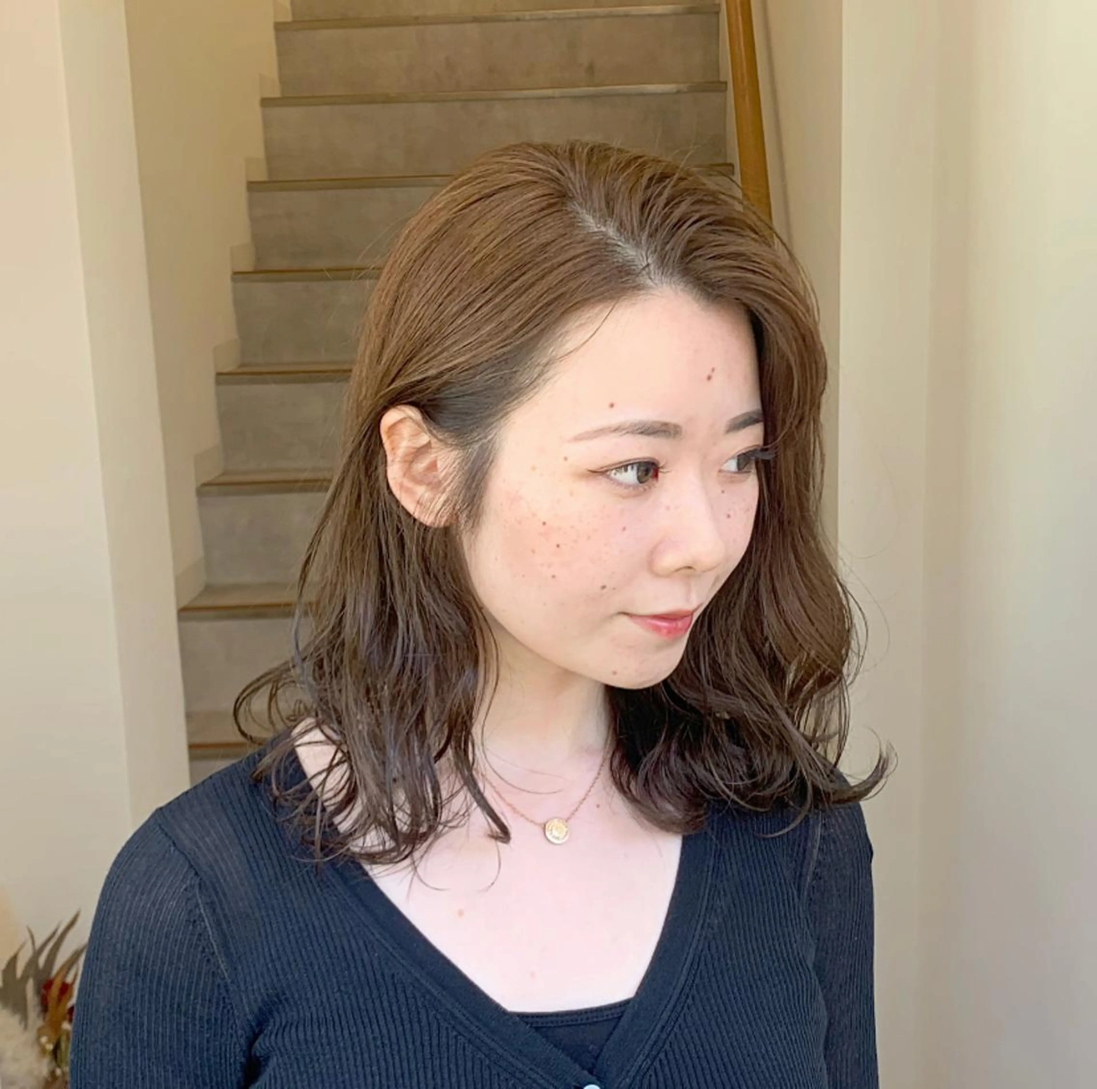 カラー MARU レイヤー/パーマのヘアスタイル