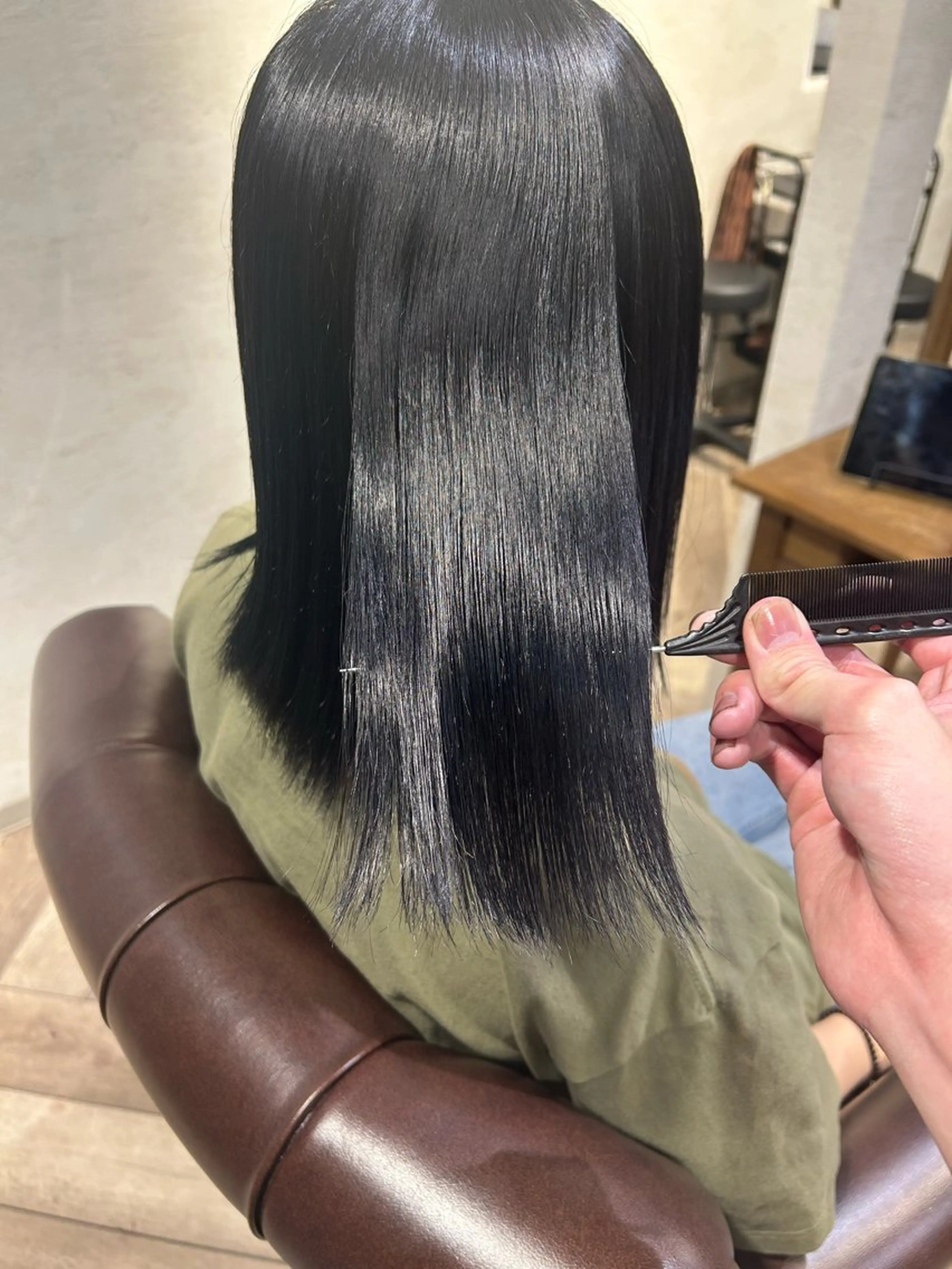 ミディアム 三木耀介 藤沢美容室のヘアスタイル