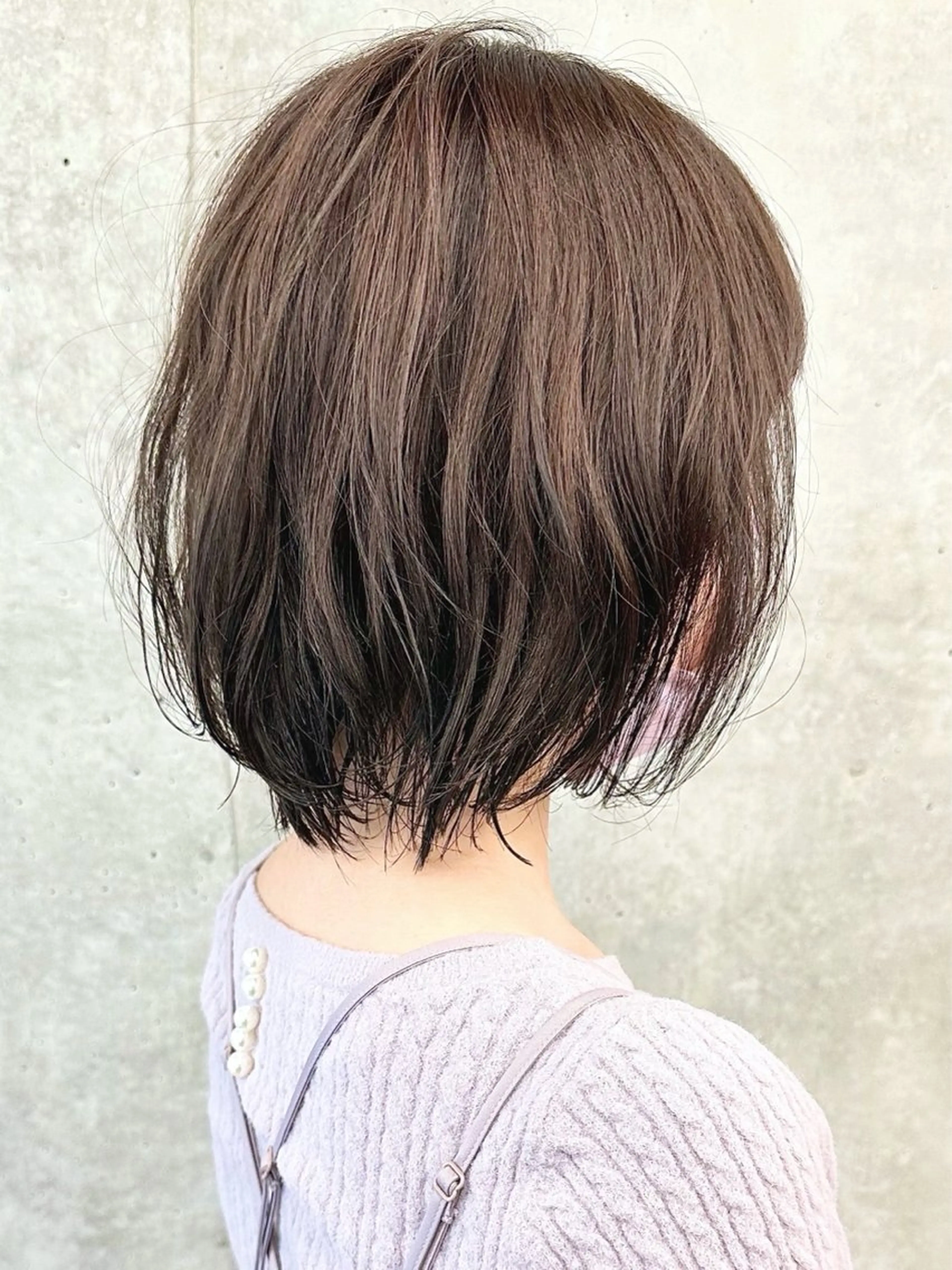 ミディアム 小顔ボブ/お悩み解決 /ボブパーマ/とういのヘアスタイル