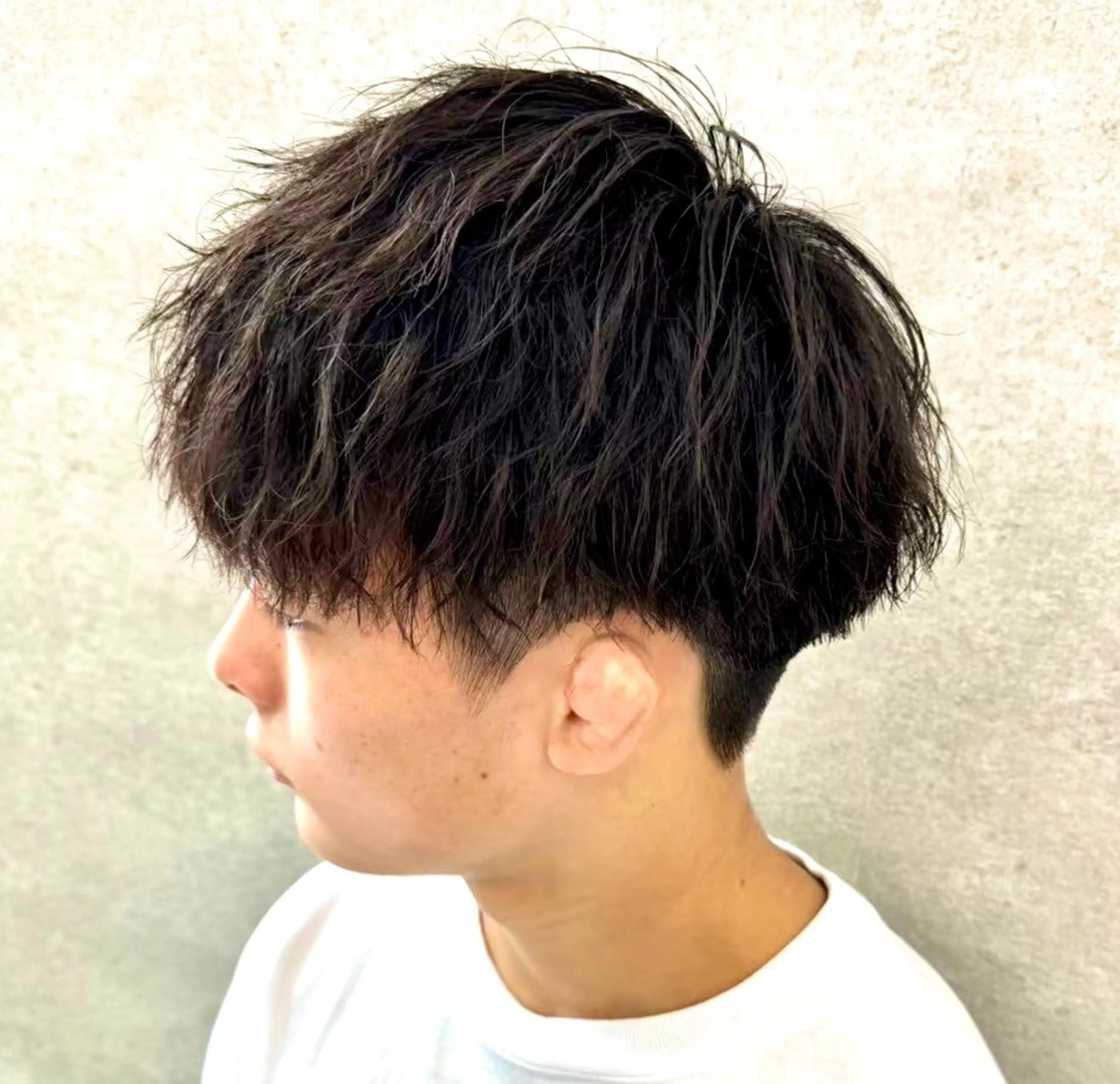 ショート メンズ 💈フェザーパーマ 須賀俊介💈のヘアスタイル