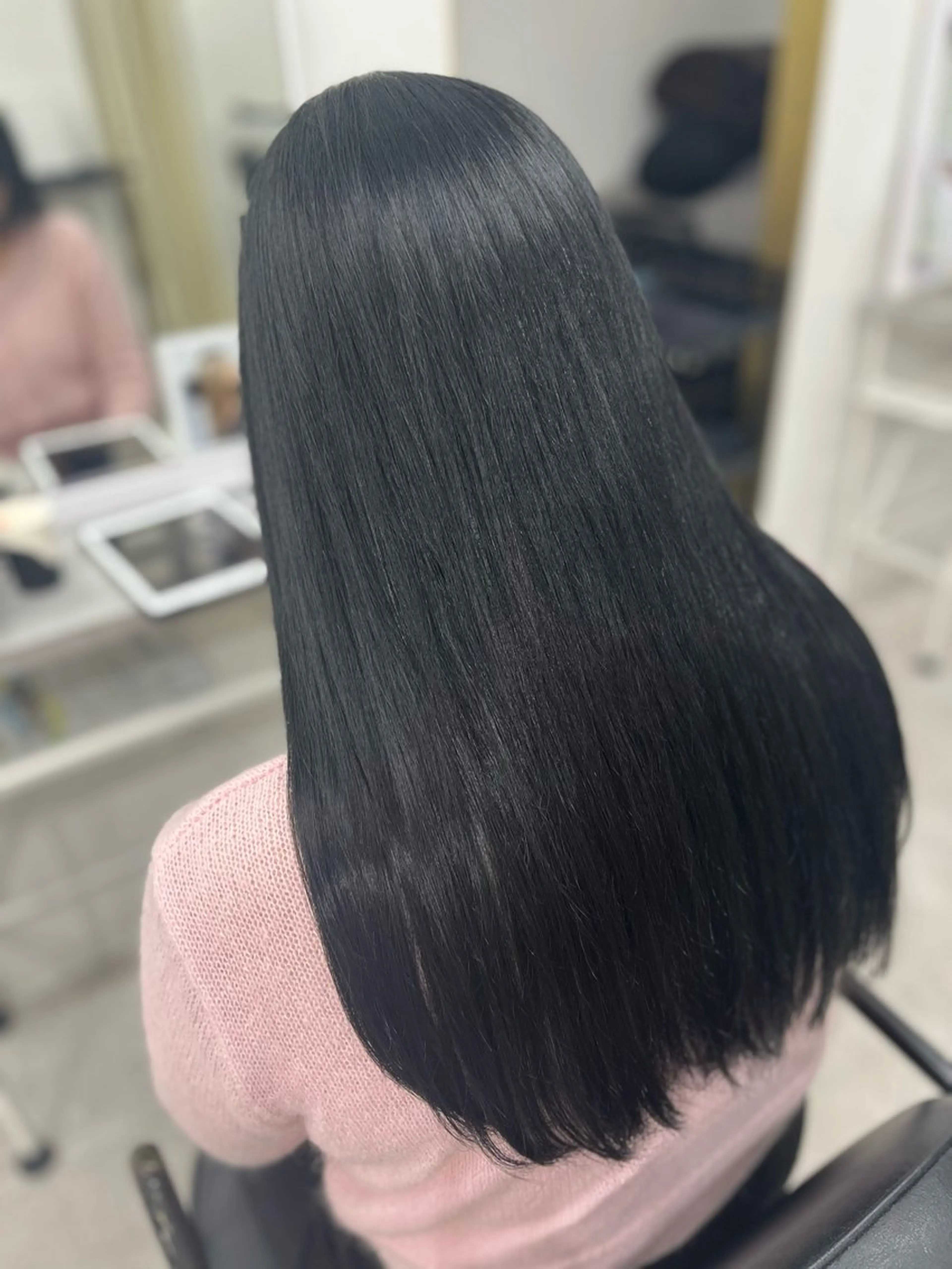 ロング カラー アッシュ アッシュグレー アッシュグレージュ グレージュ ヘアカラー トリートメント 🫧ぷる艶カラー🫧 Yuubi🦩のヘアスタイル