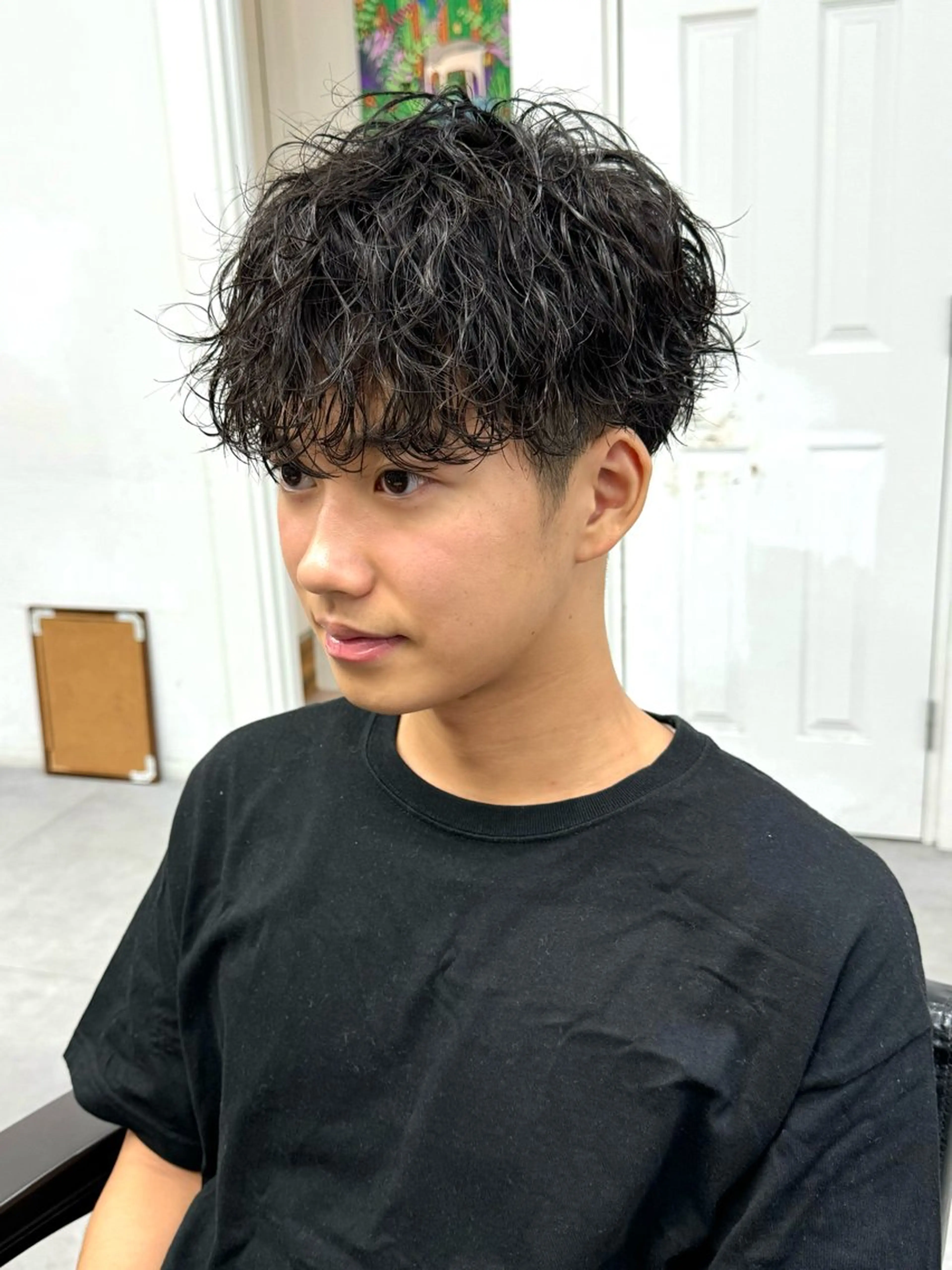 パーマ メンズ メンズパーマ 波巻きパーマ カット パーマ トリートメント シャドウパーマ/ 波巻パーマYu-Kiのヘアスタイル