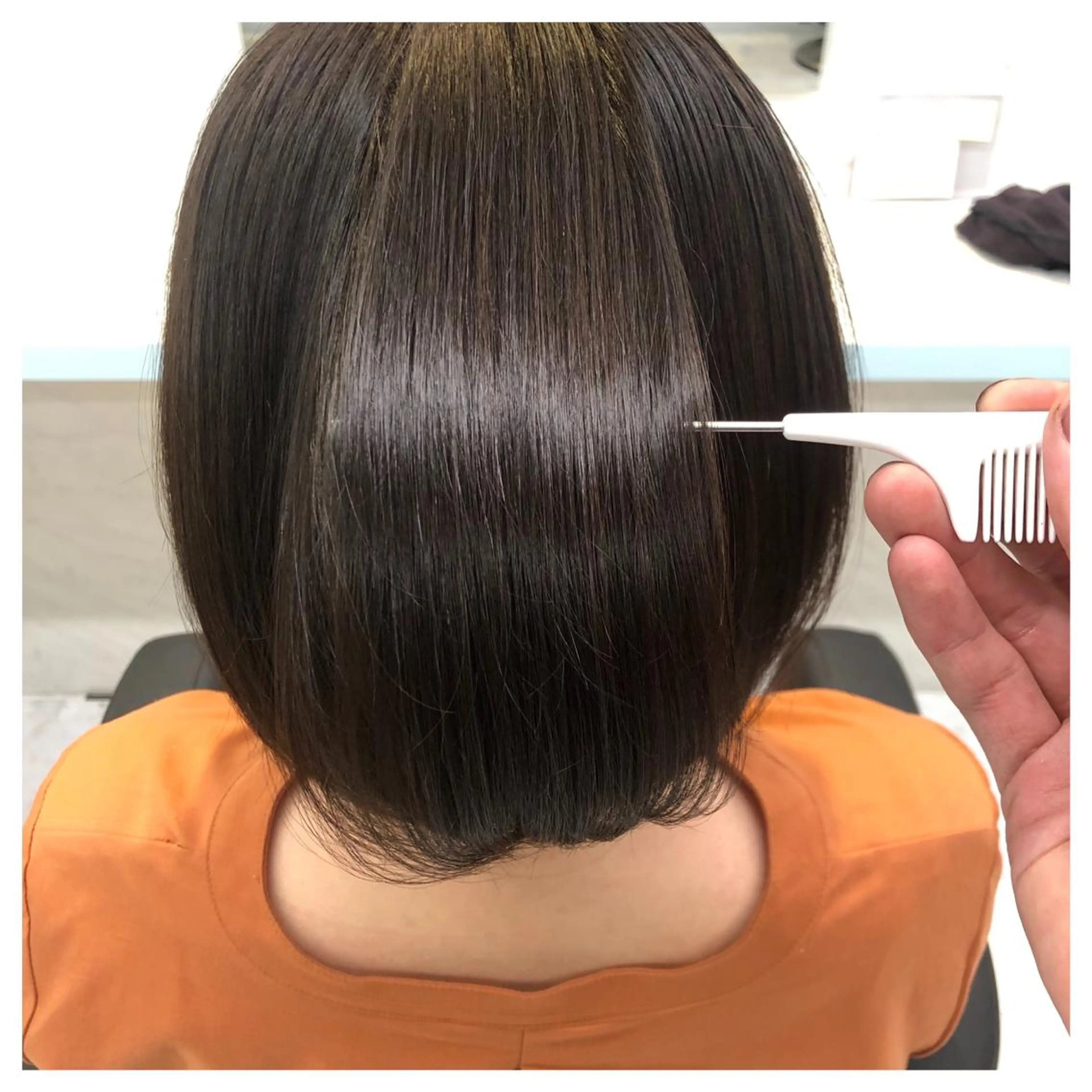 ショート カラー パーマ ヘアアレンジ 髪質改善 トリートメント 酸熱トリートメント ♡透け感カラー 大賀哲平♡のヘアスタイル