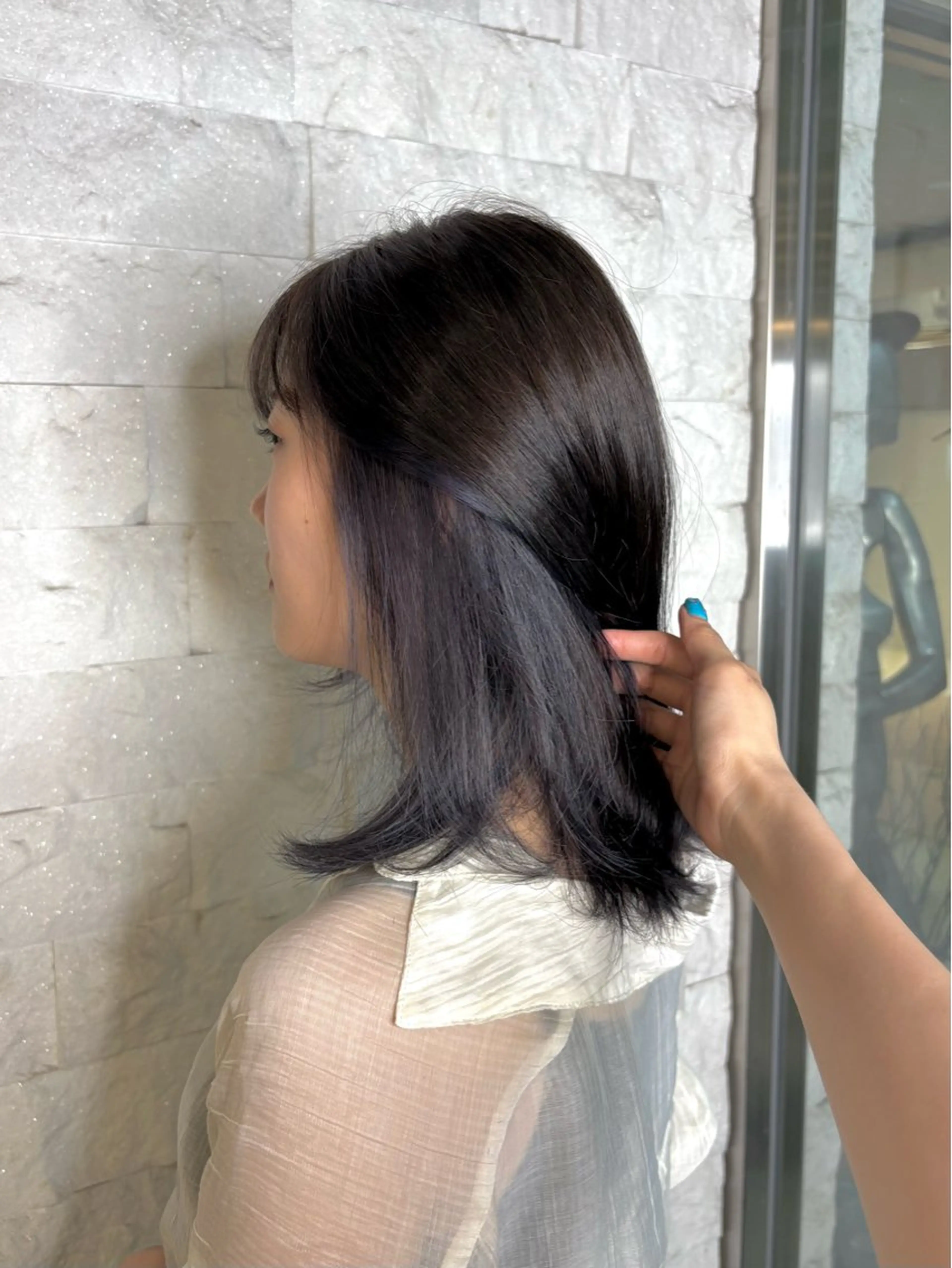 ミディアム ヘアカラー セット/着付け/上野 /カラー/🦋シオリのヘアスタイル