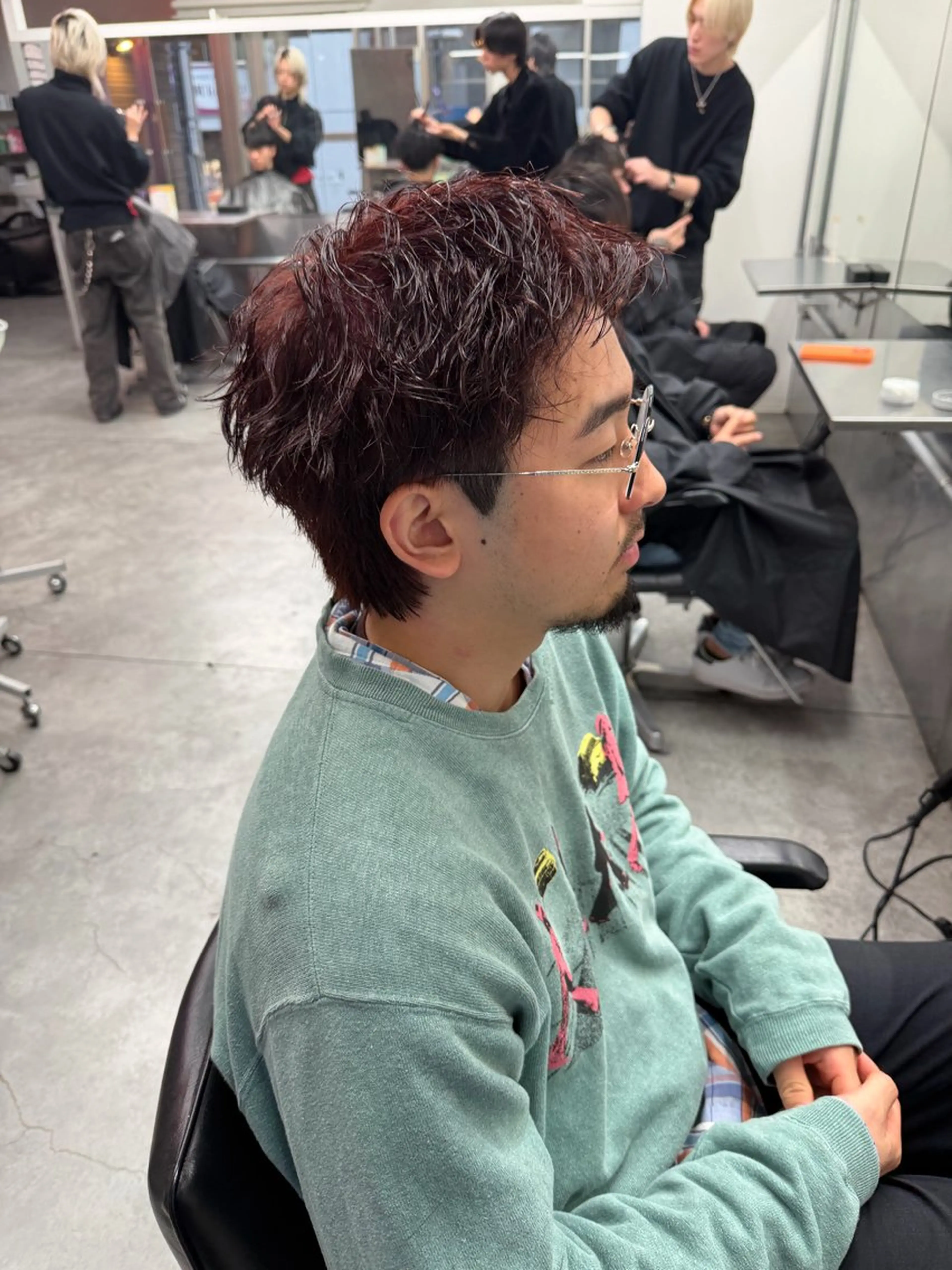 カラー パーマ メンズ カット ヘアカラー パーマ 町田エリアＮｏ．１/ パーマ特化/太田京希のヘアスタイル