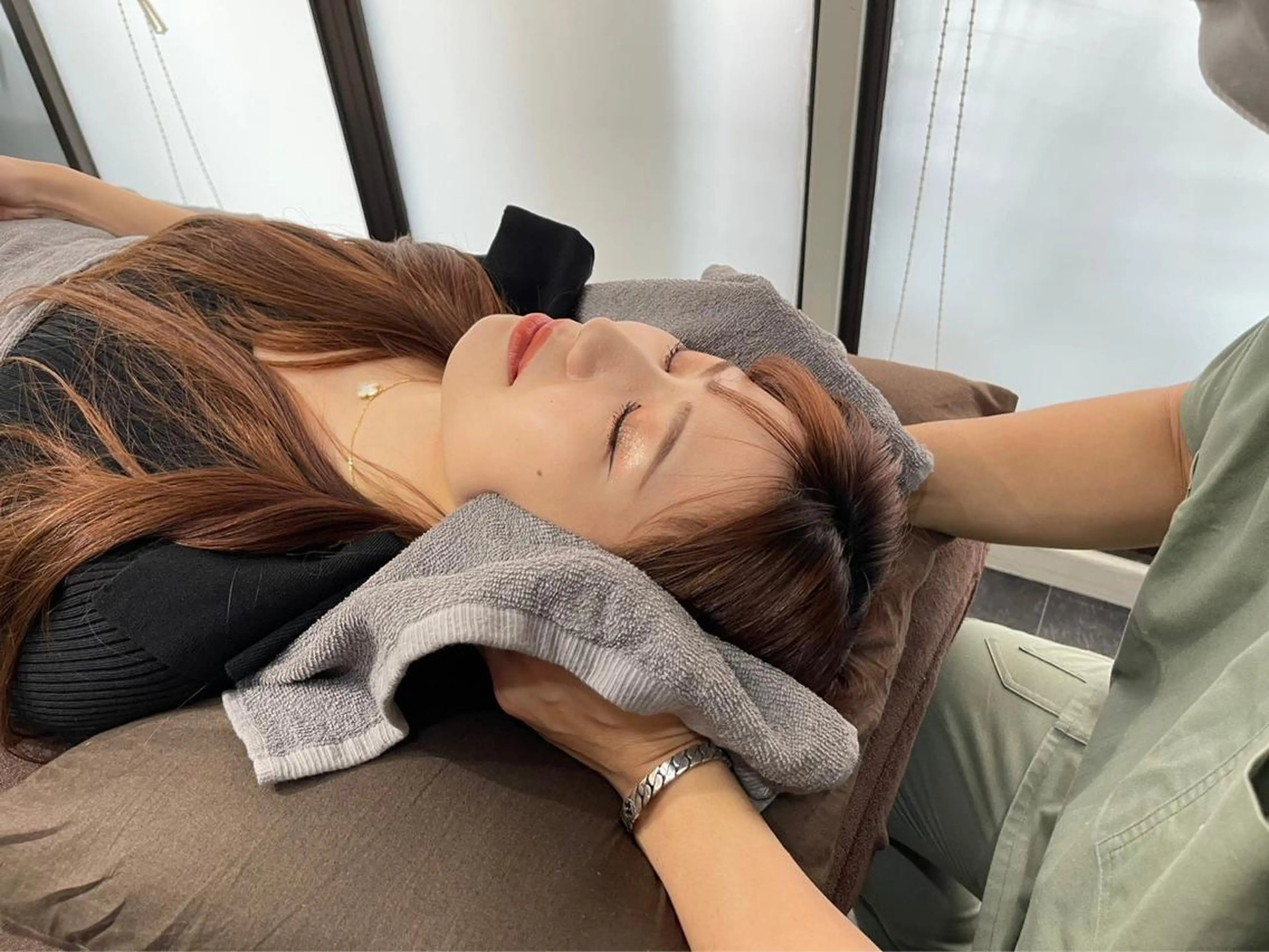 直前割限定🈹小顔+睡眠整体【肩こり・頭痛・睡眠不調・食いしばり・頭のコリ】自律神経の乱れを改善！！の写真