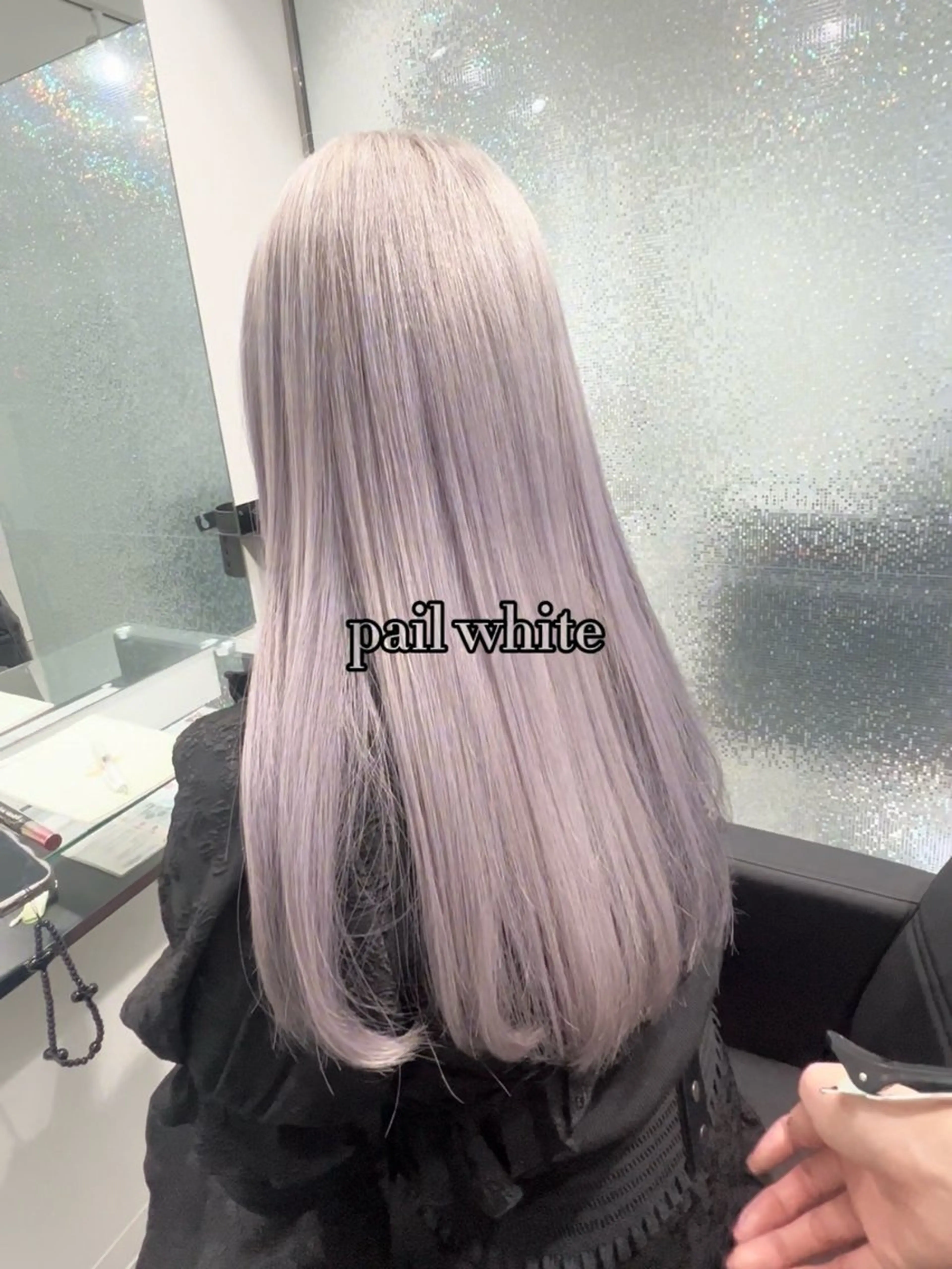 【ホワイト/ペールカラー】ハイブリーチ※ブリーチ2回の写真