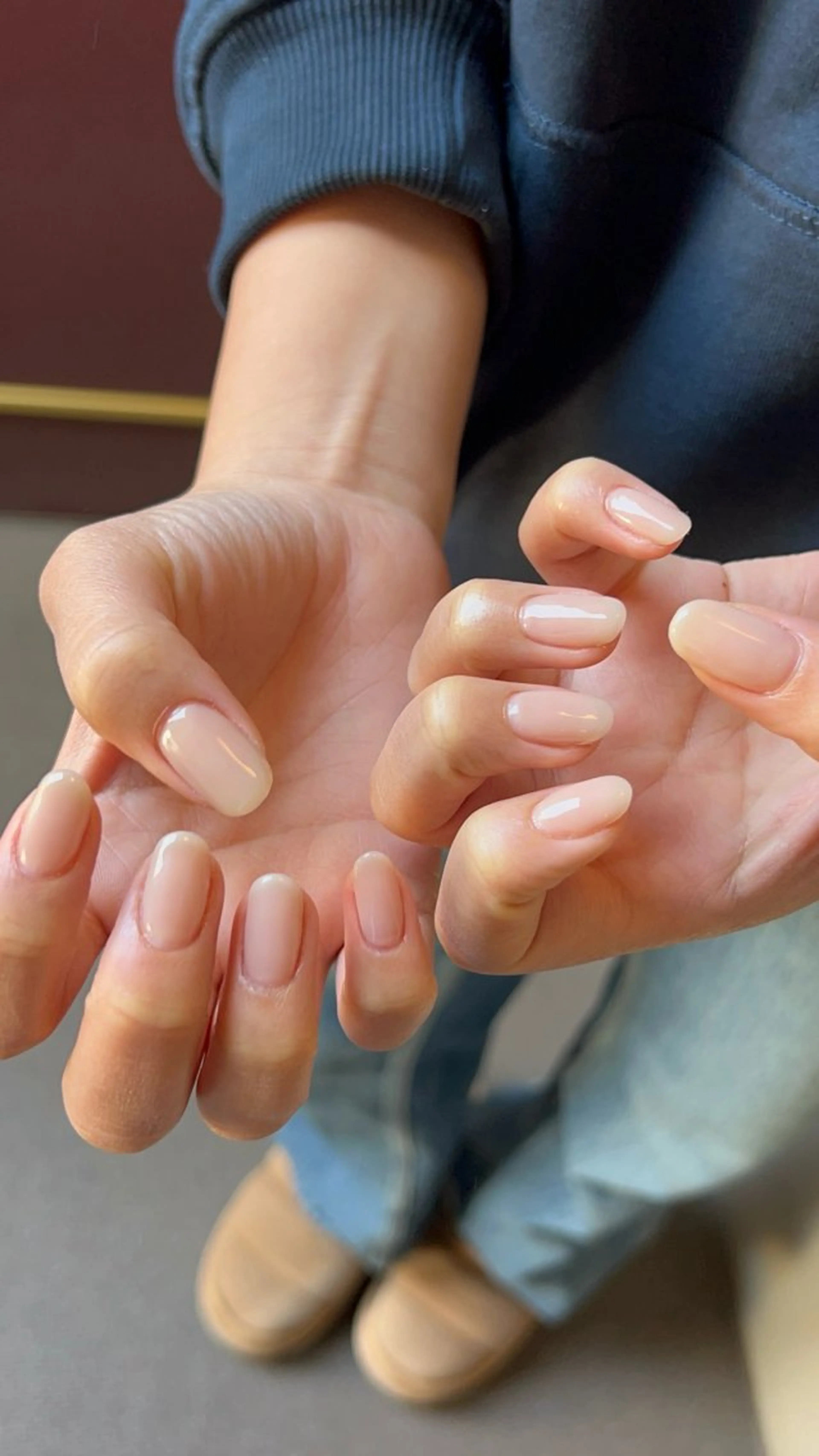 ネイル オーロラネイル 桜ネイル フラワーネイル フットネイル フレンチネイル ハンドネイル mogunail &blowのネイルデザイン