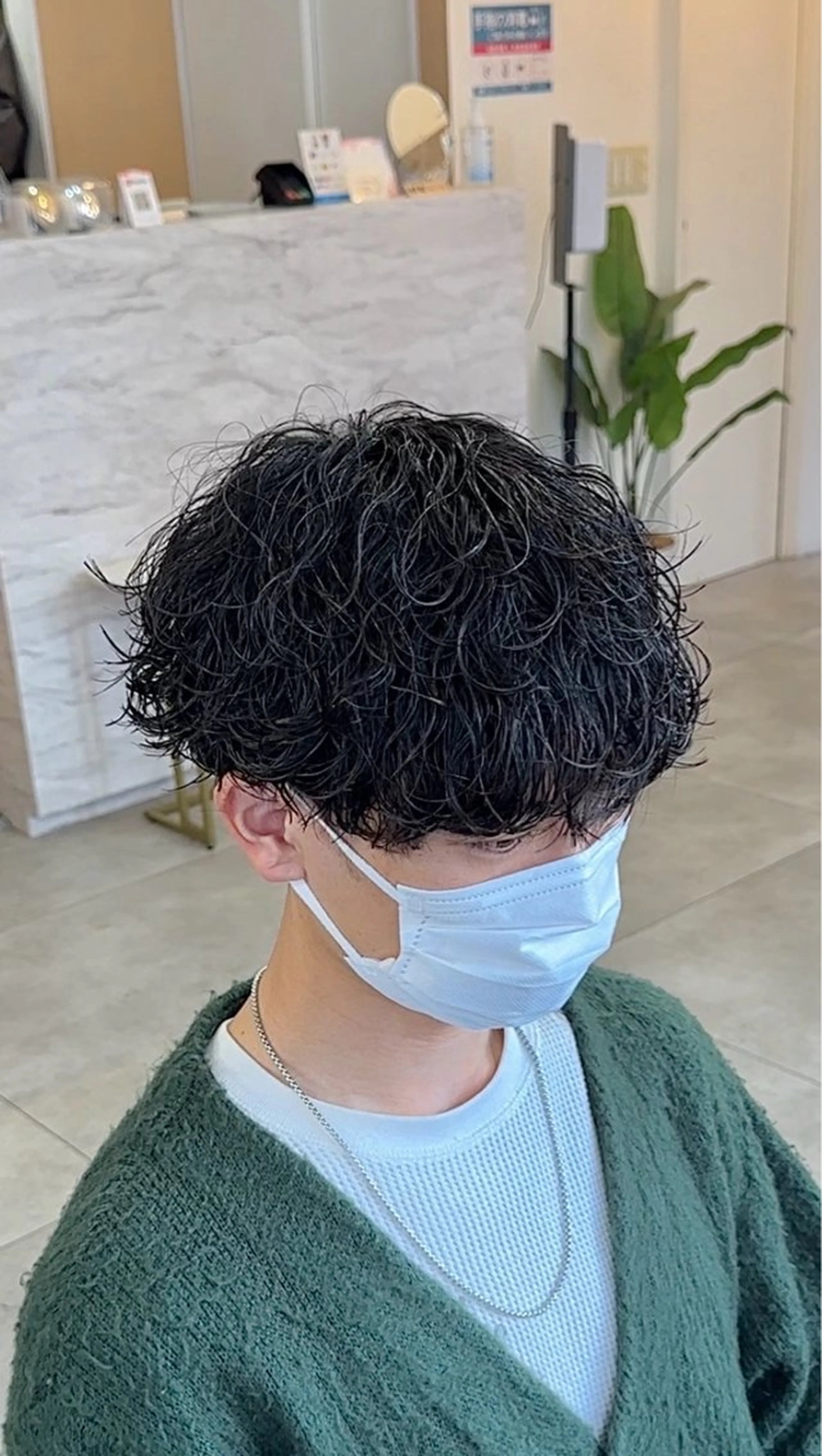 パーマ メンズ メンズパーマ 波巻きパーマ メンズパーマ/新宿/ サイカショウイチのヘアスタイル