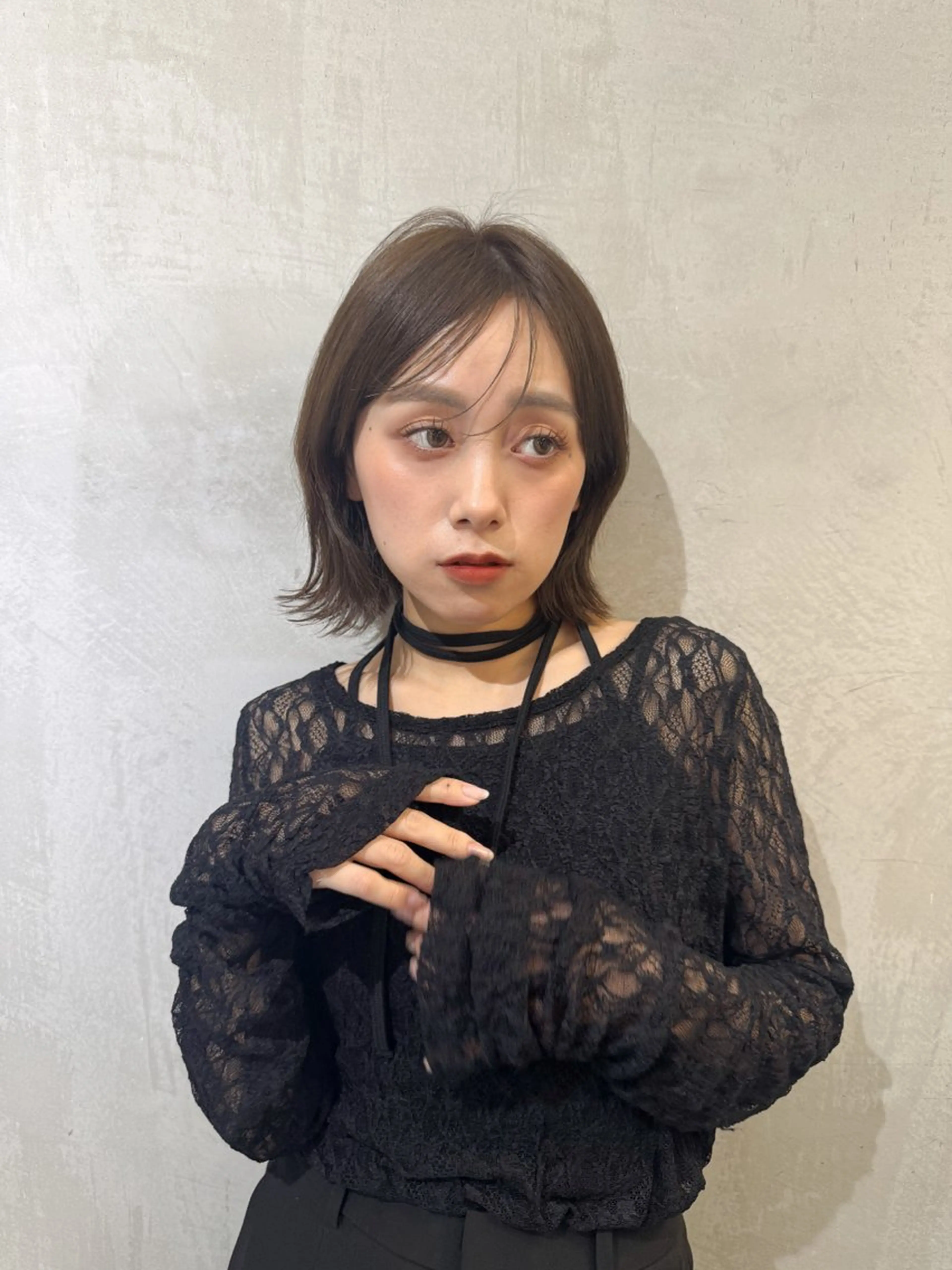 ミディアム Lond partir 【ロンド パルティール】所属・🫧ショート/ボブ/ パーマ/ゆーな🫧‪のヘアスタイル