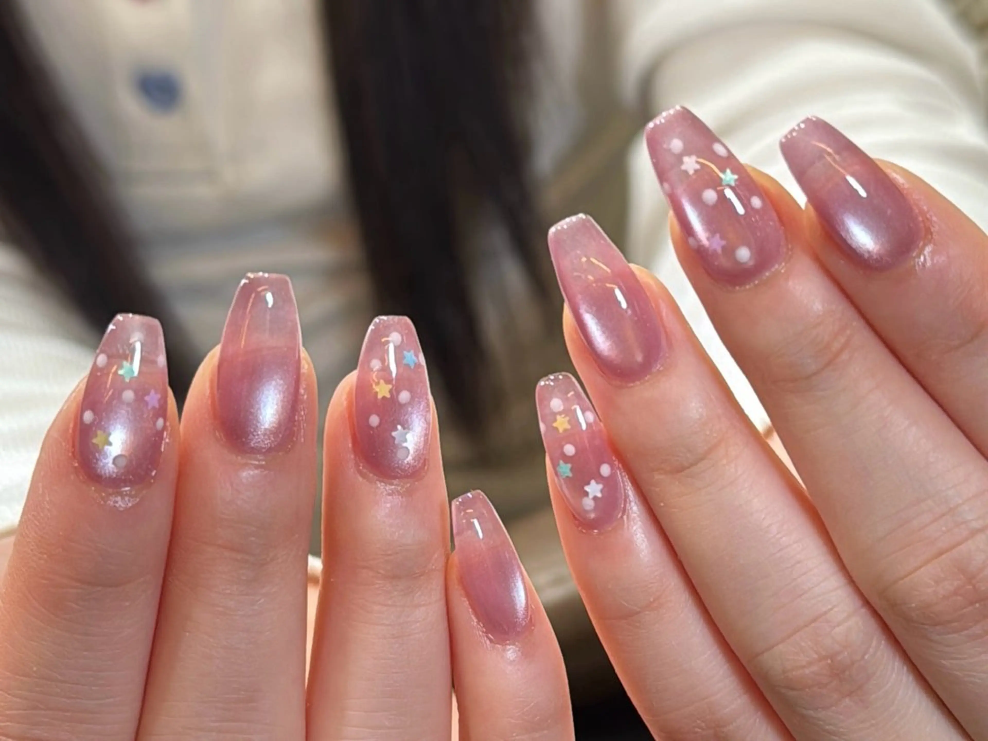 ネイル オフィスネイル シンプルネイル NutNut 原宿/北参道【ナットナット】所属・清水 夏澪のネイルデザイン