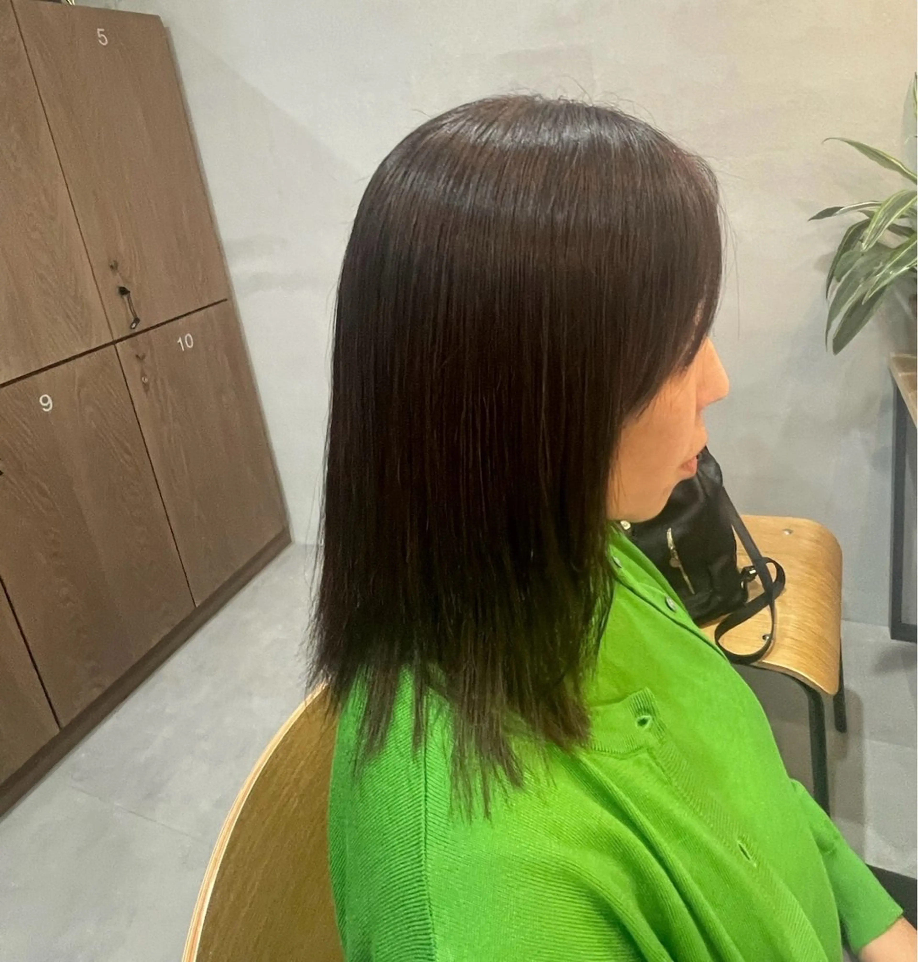 ミディアム カラー ルプラボウ りく/艶カラーのヘアスタイル