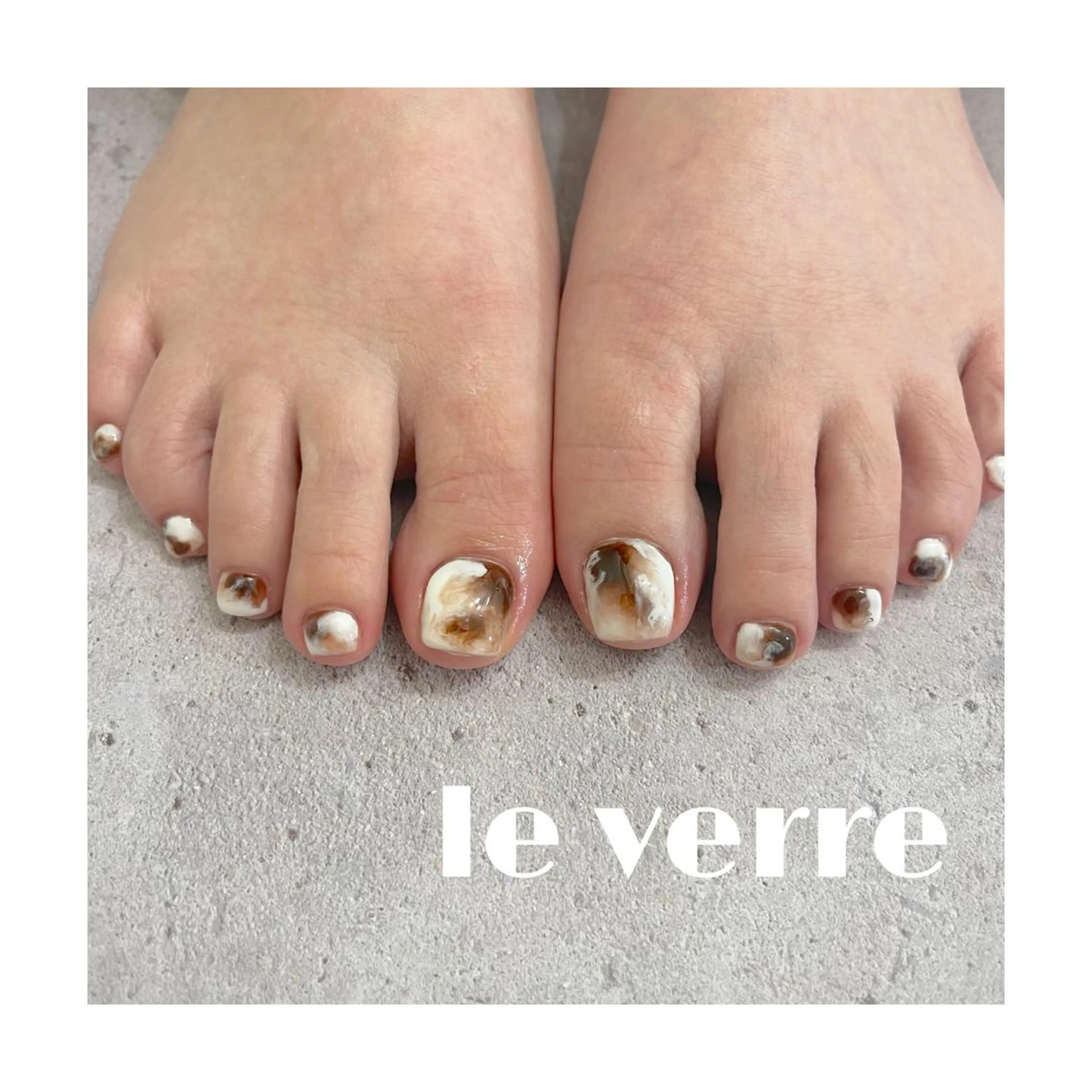 【フットネイル＊つけ放題】120分アートフリー¥8,000（オフ込み）の写真