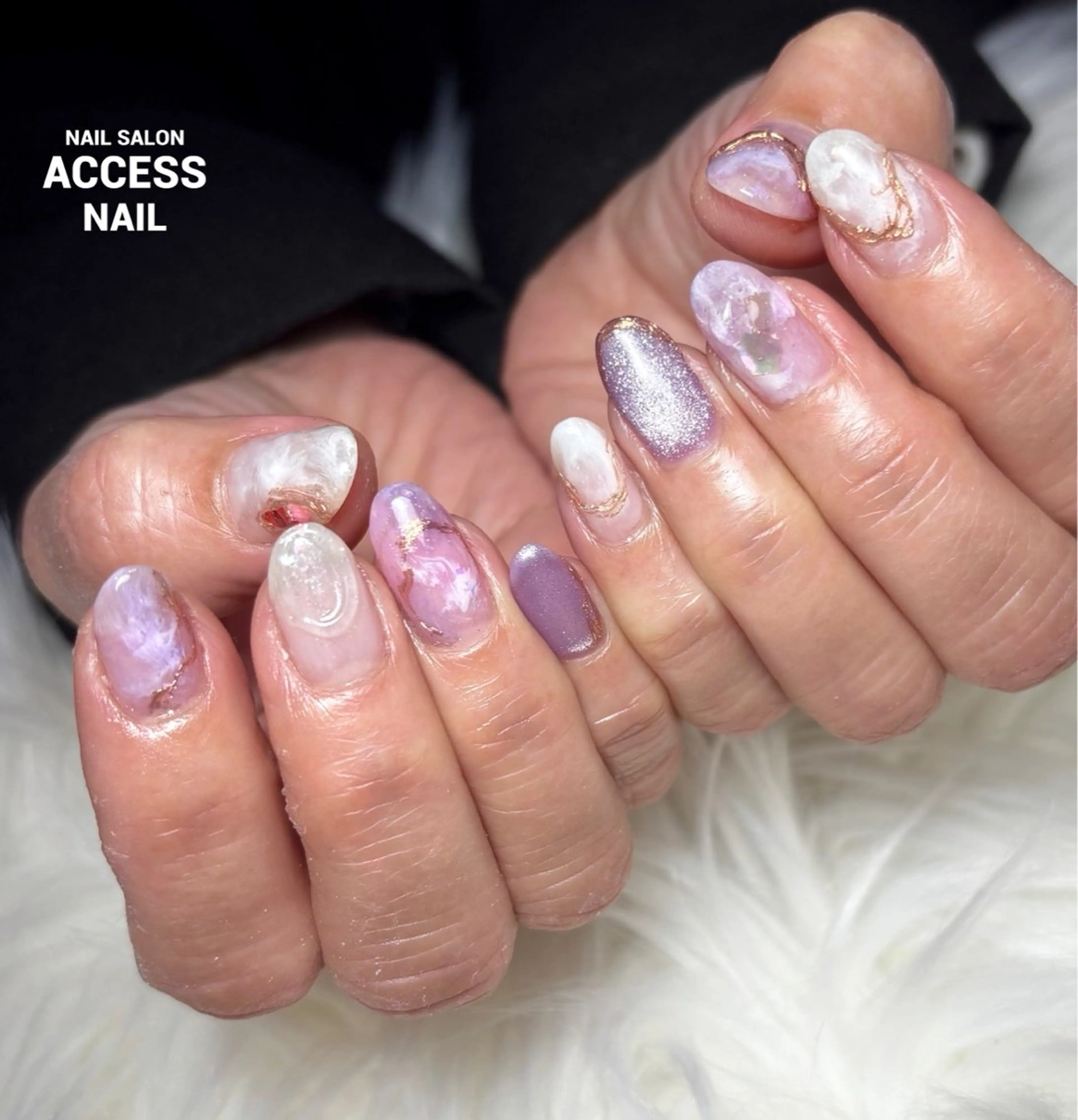 ネイル access nailのネイルデザイン