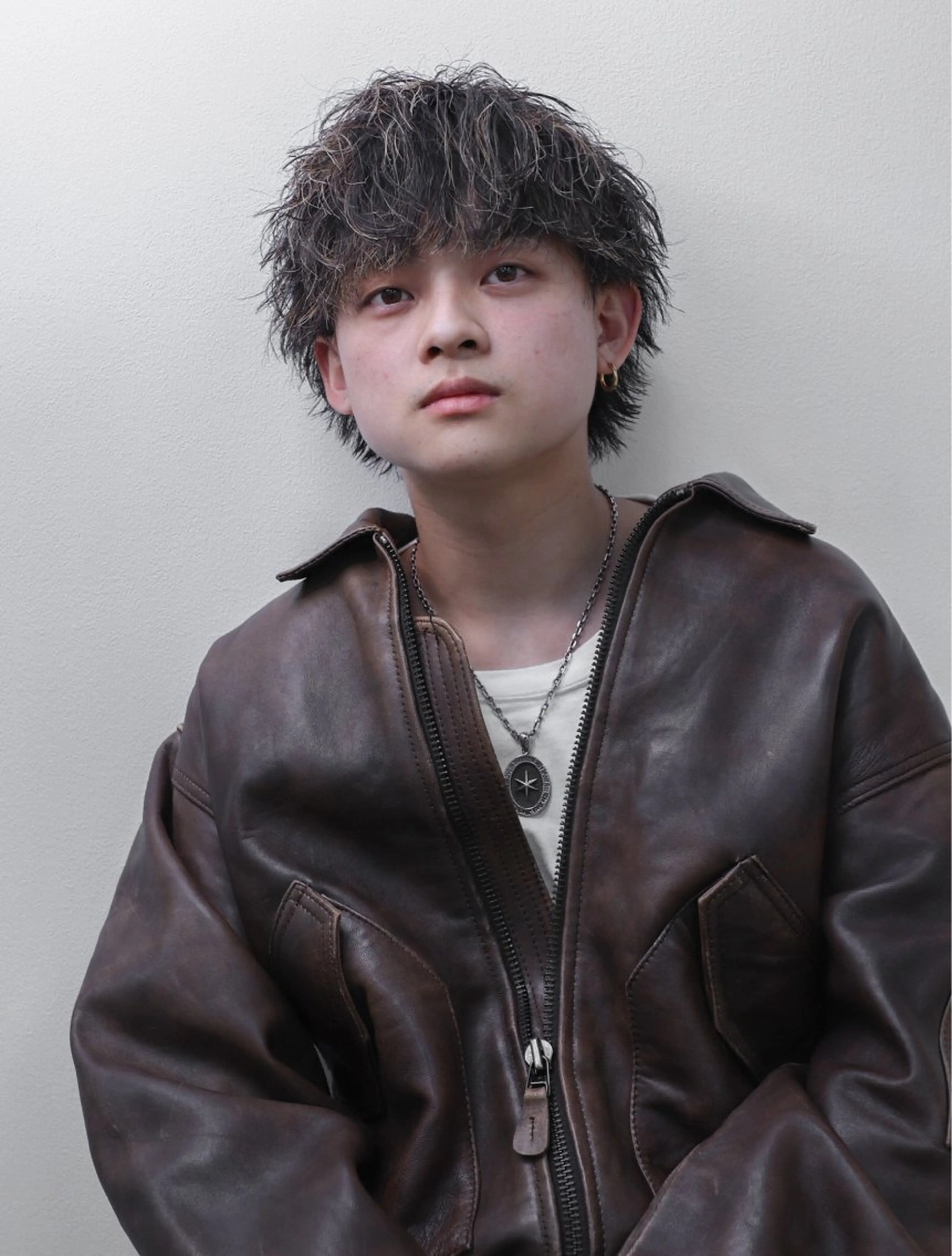 パーマ 平山 海偉のヘアスタイル