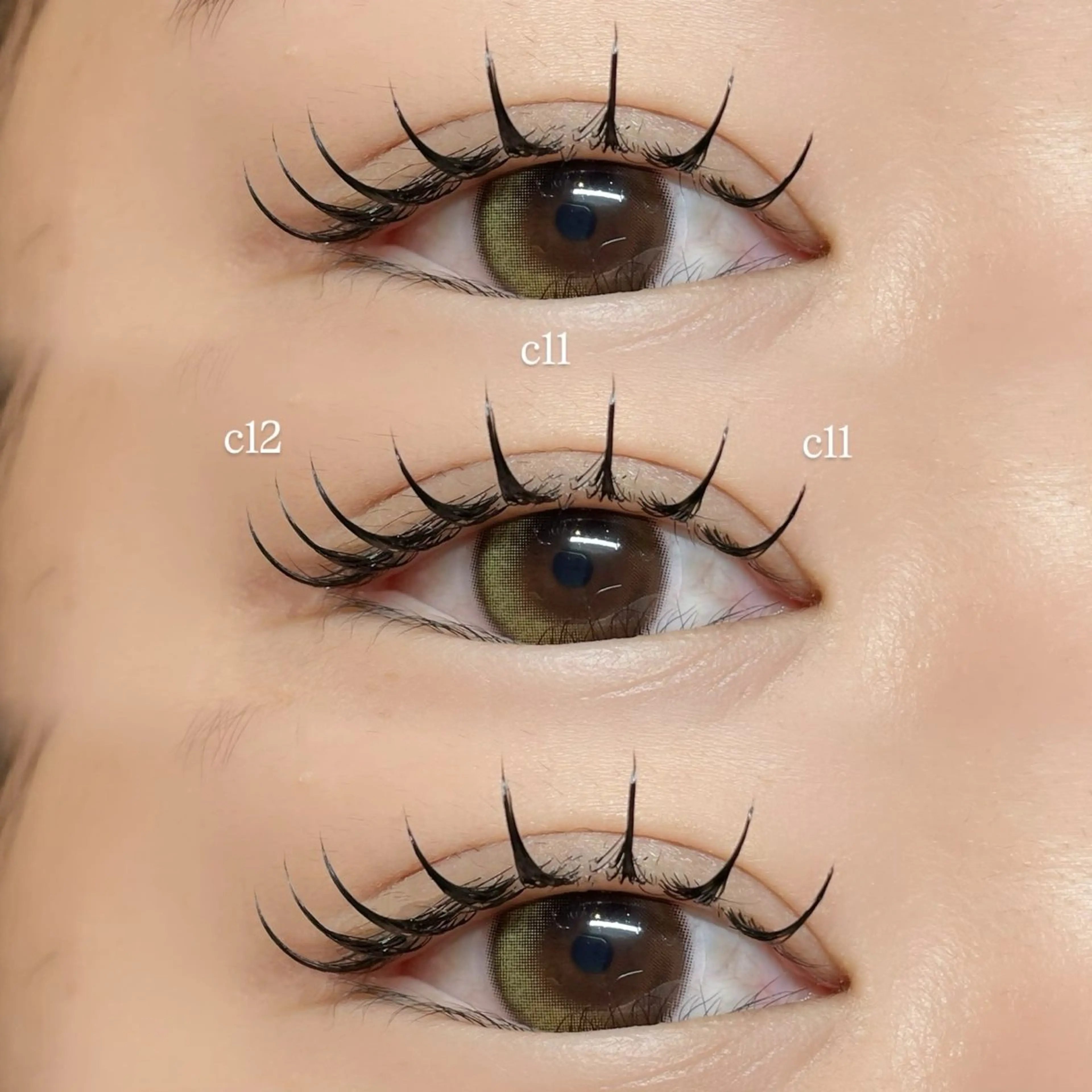 マツエク・マツパ マツエク Mell Yuuna ♡パリエク /束感のマツエク・マツパデザイン