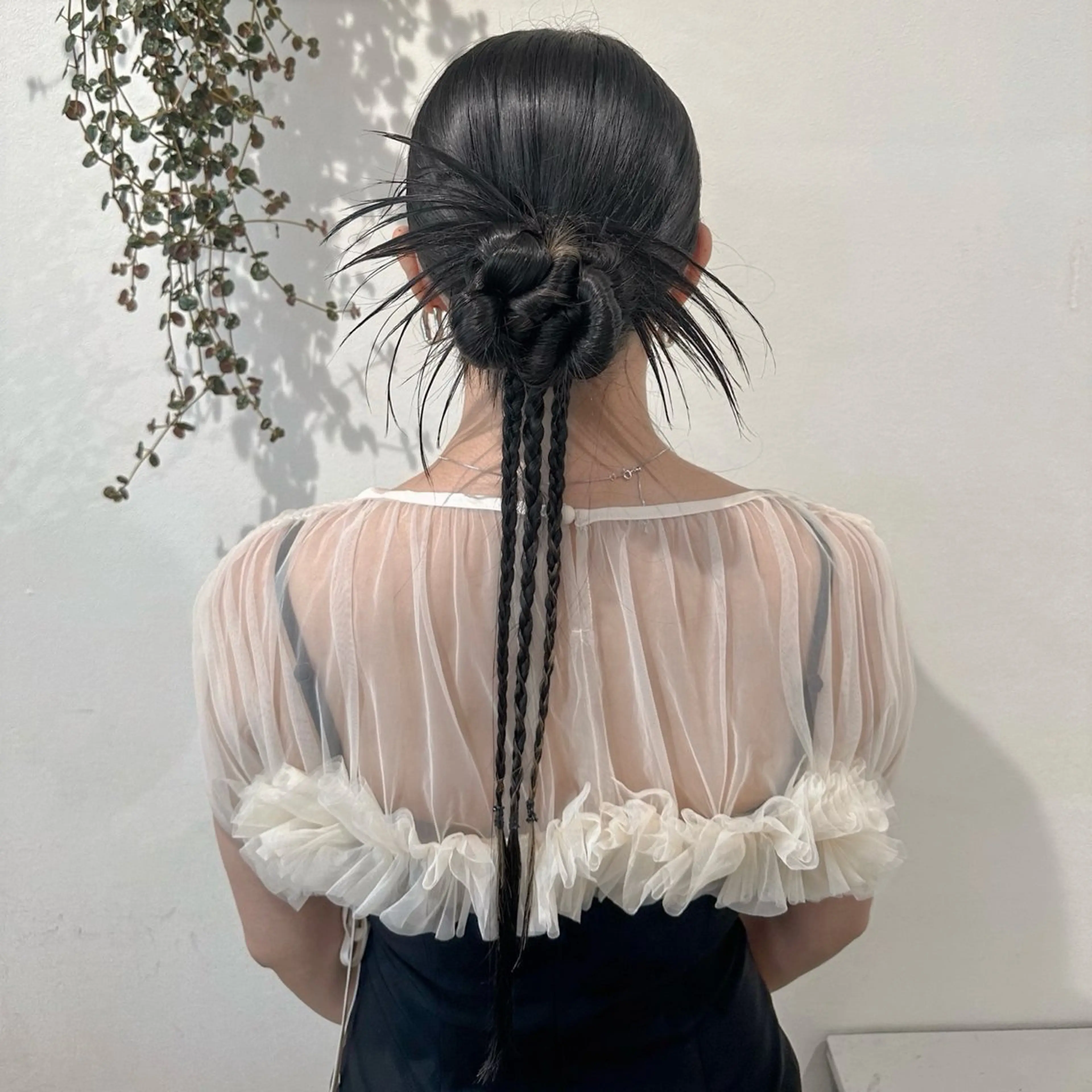 ロング ヘアアレンジ ヘアセット メンズ特化🏹カット パーマ/チヒロ🤍のヘアスタイル