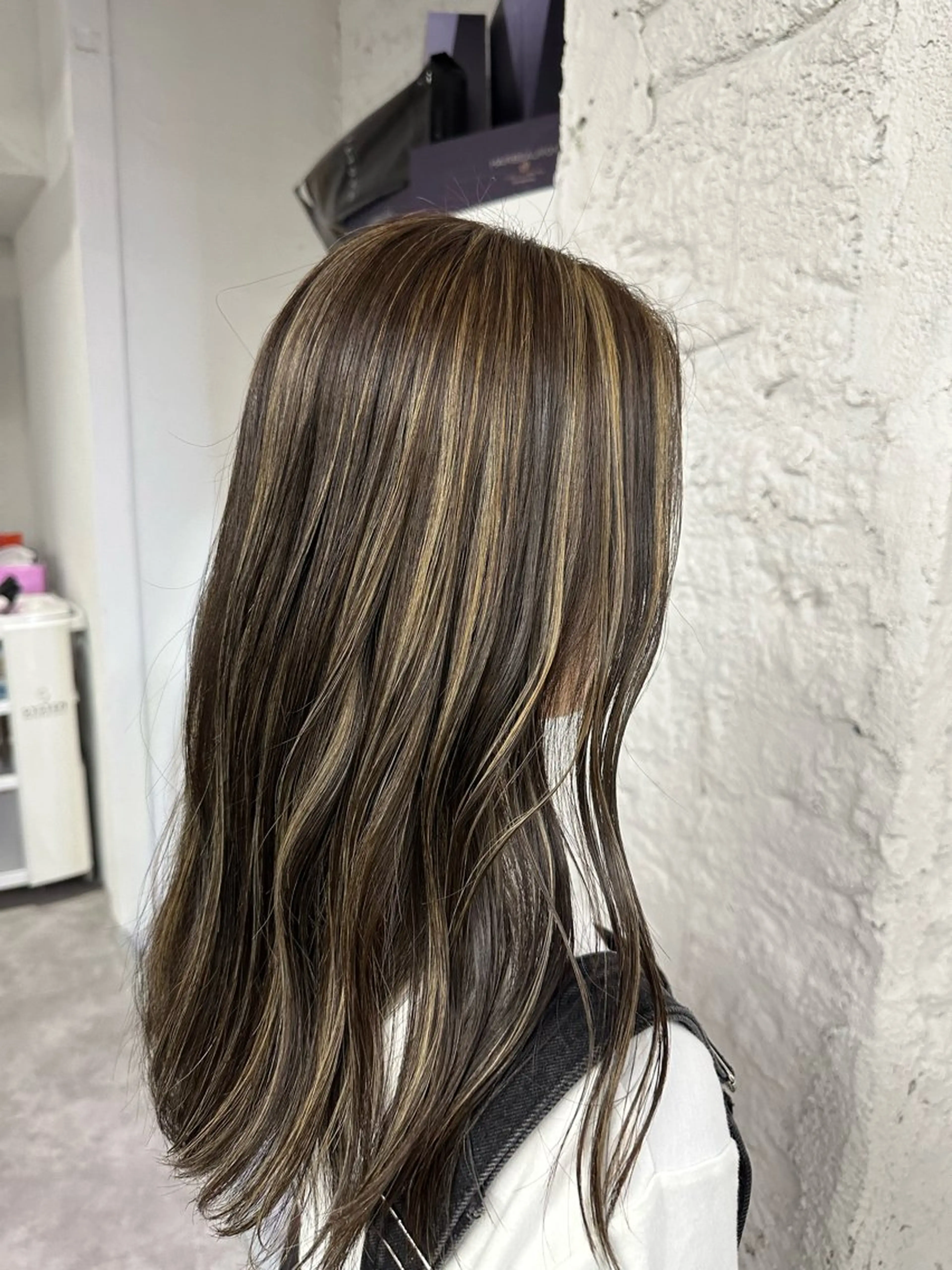 ロング カラー ヘアアレンジ ヘアカラー トリートメント 久米 治仁のヘアスタイル