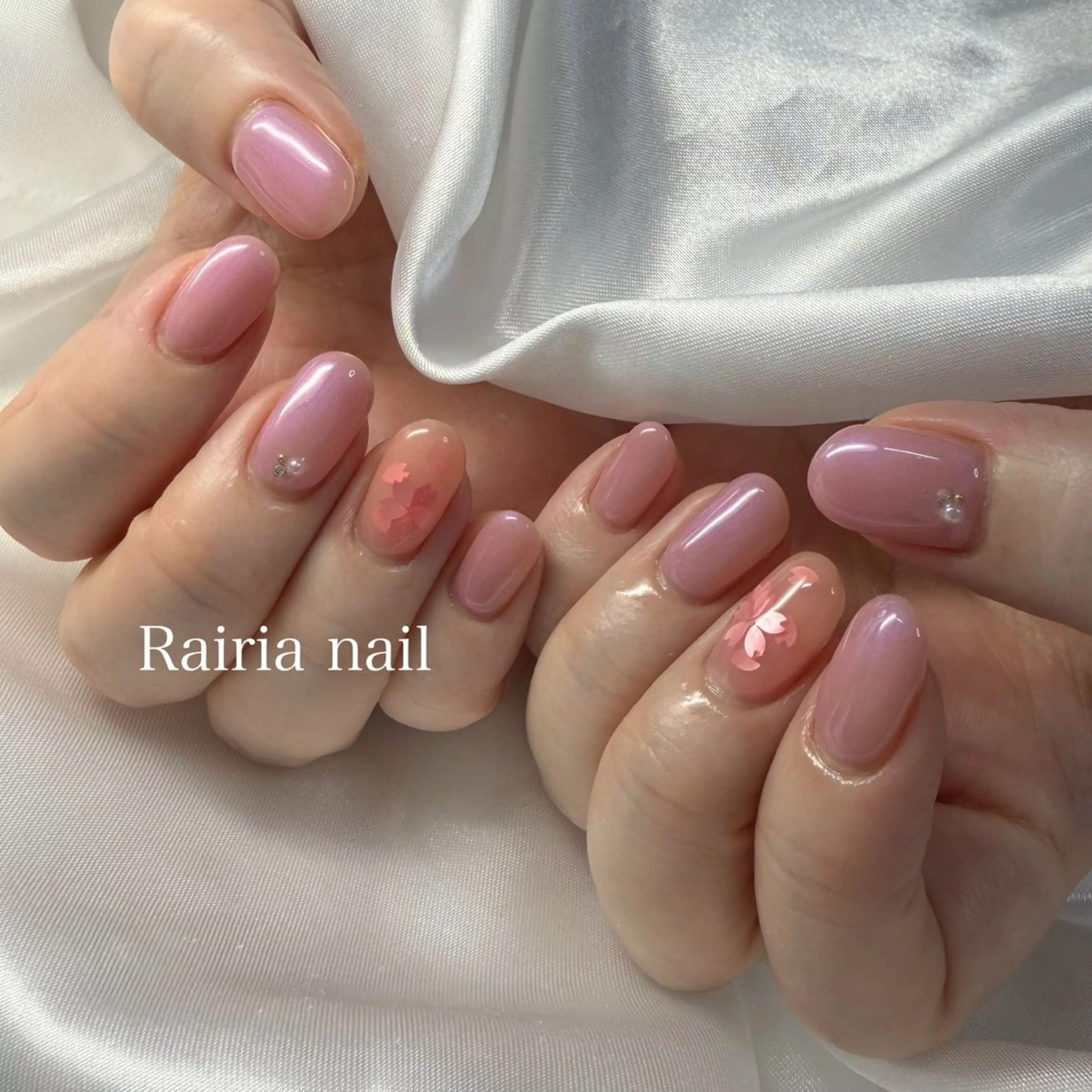 ネイル フットネイル ジェルネイル マグネットネイル オフィスネイル ワンカラーネイル NAILSALON CRISTA所属・🤍CRISTA yui🤍のネイルデザイン