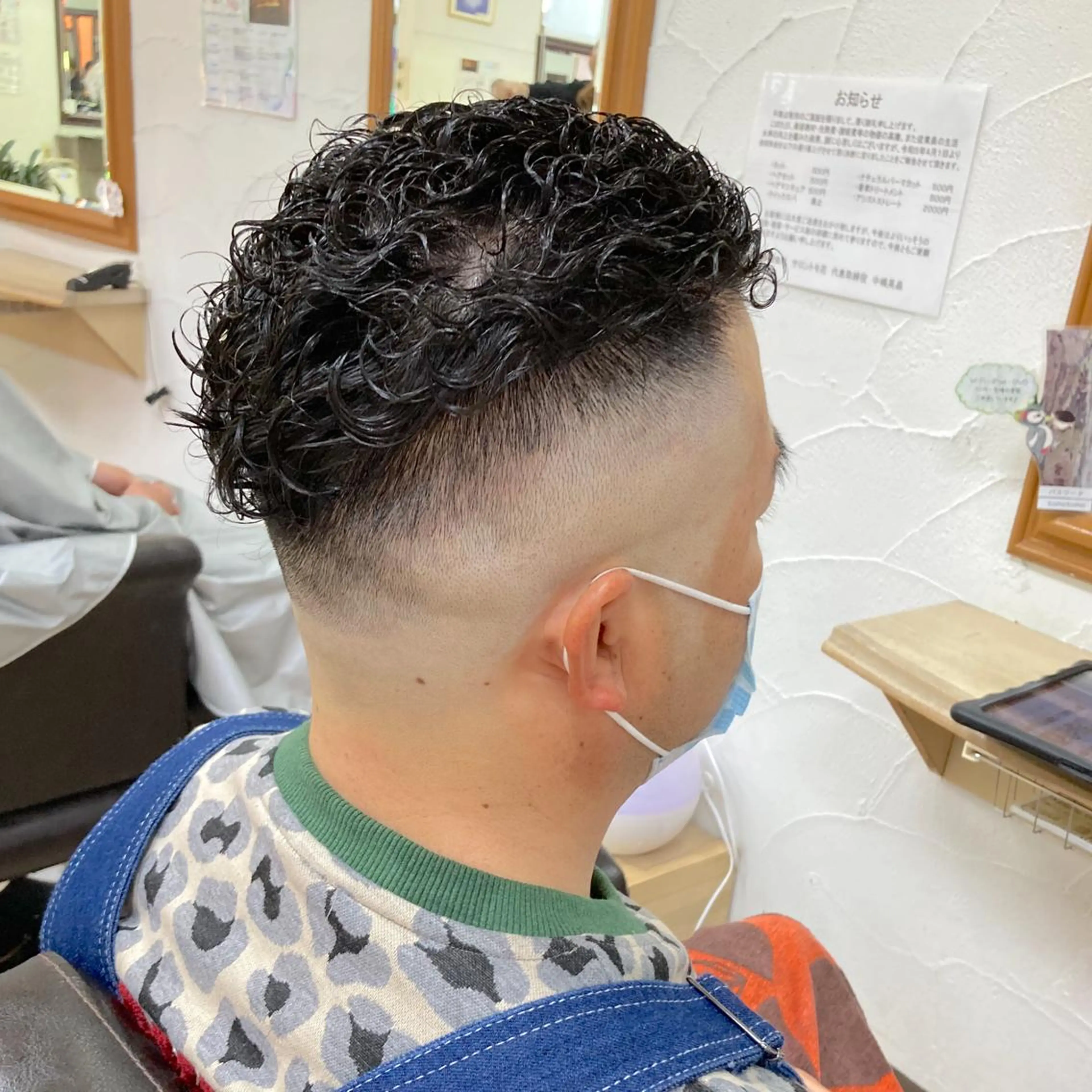 ショート パーマ メンズ メンズパーマ カット パーマ メンズ特化/垣見 隼人のヘアスタイル