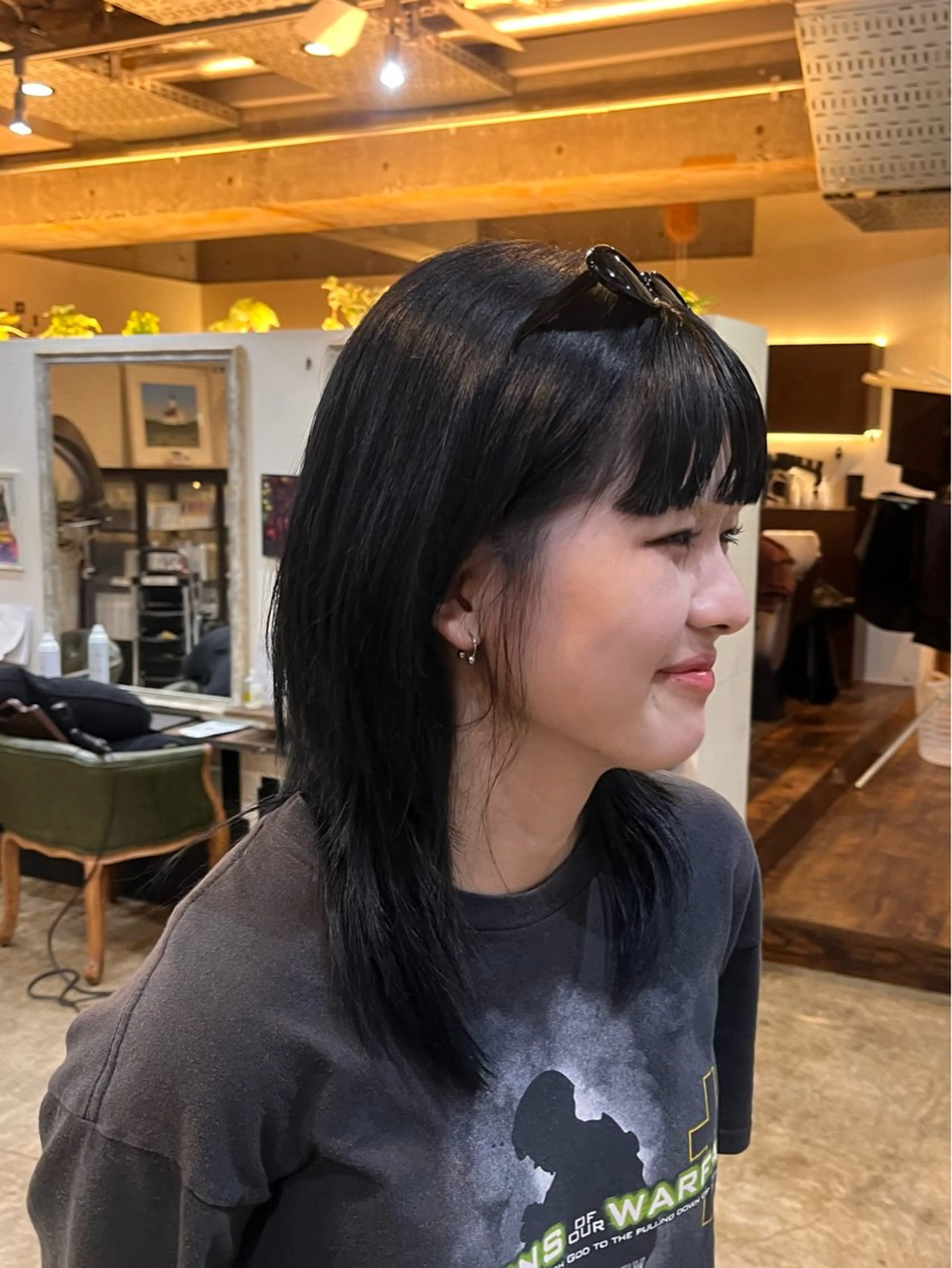 カラー ヘアカラー 松原 樹里のヘアスタイル