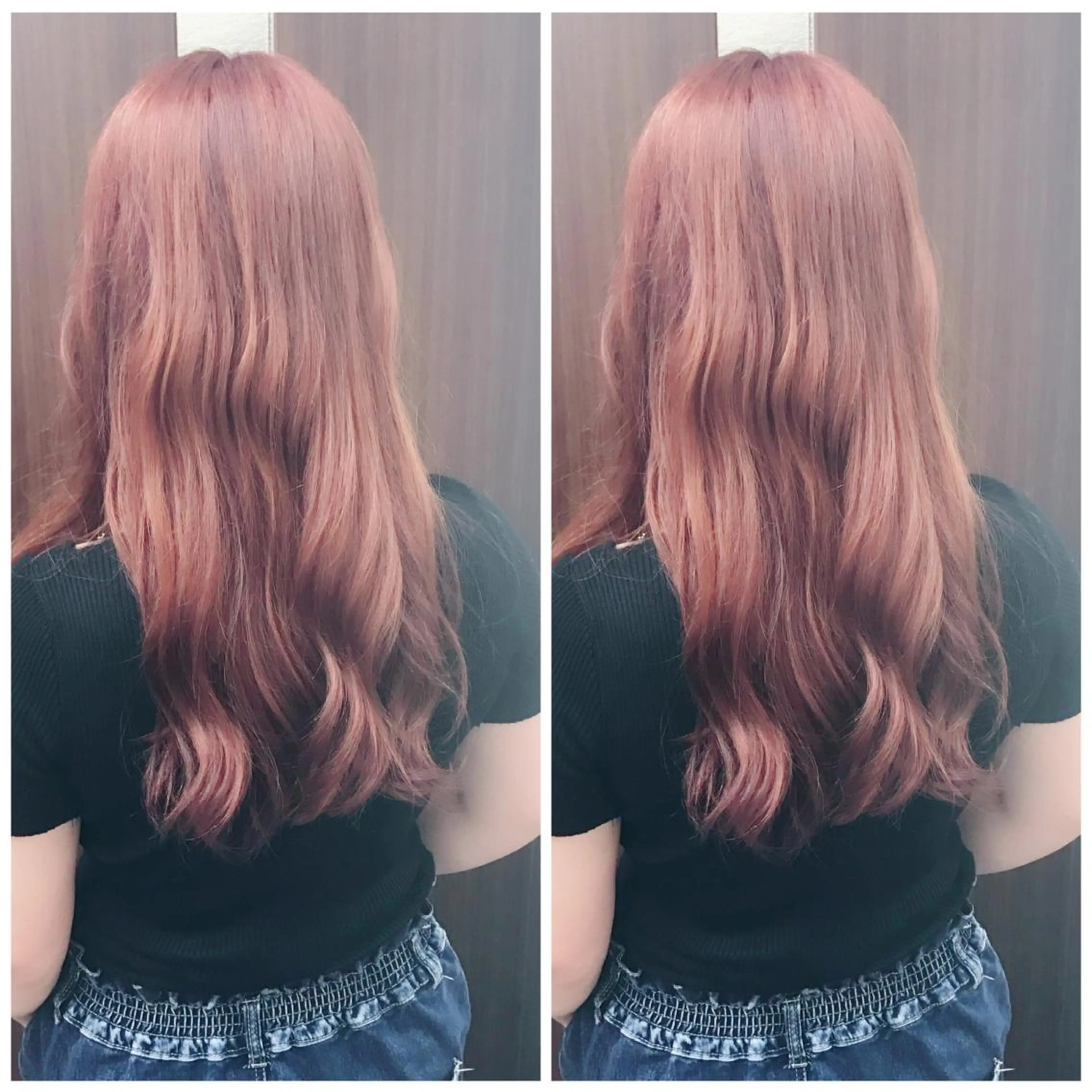 ロング カラー レッドカラー ヤナ マネージャーのヘアスタイル