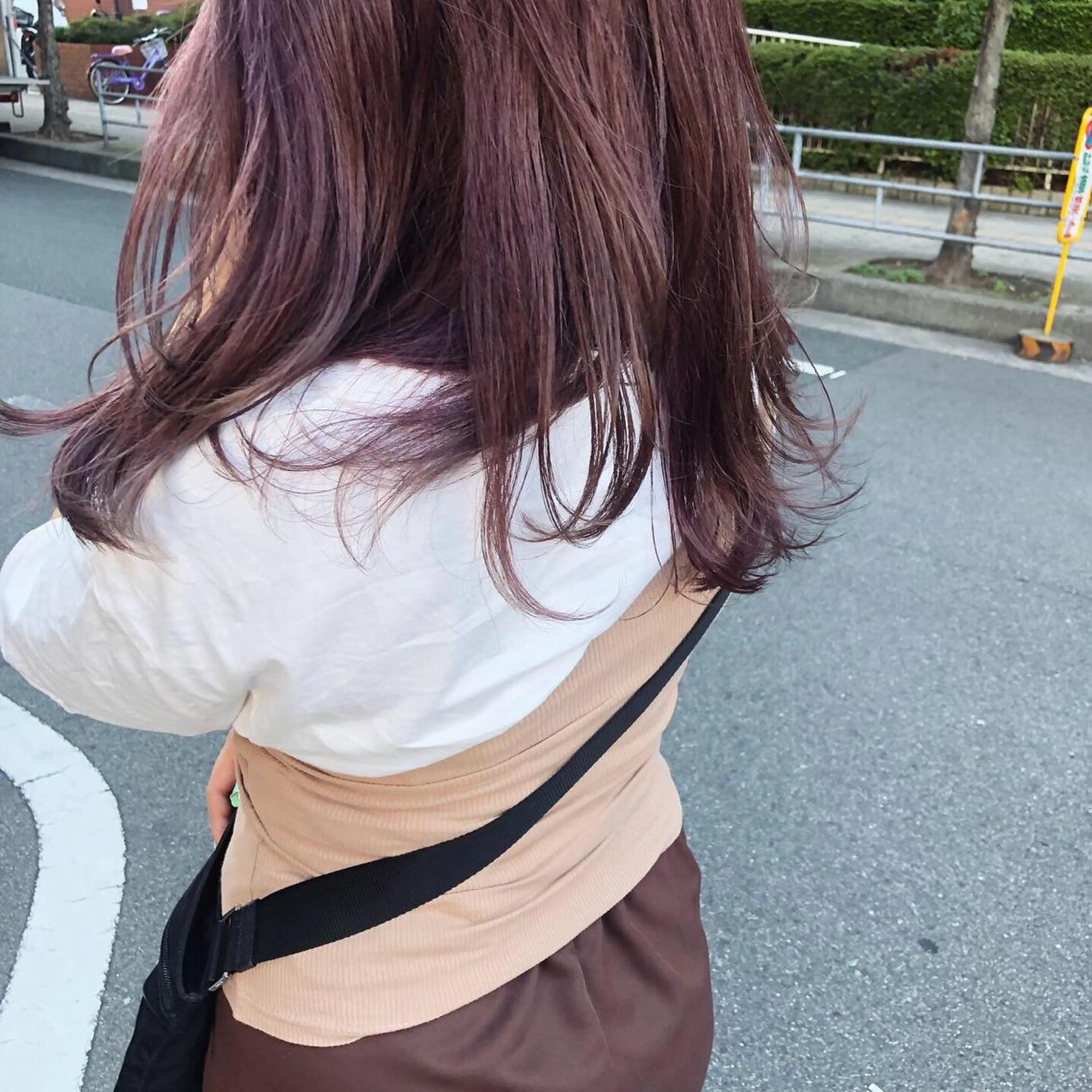 ロング カラー ヘアアレンジ ブリーチ カット ヘアカラー トリートメント 酸性縮毛矯正🧴韓国 レイヤー/髪質改善のヘアスタイル