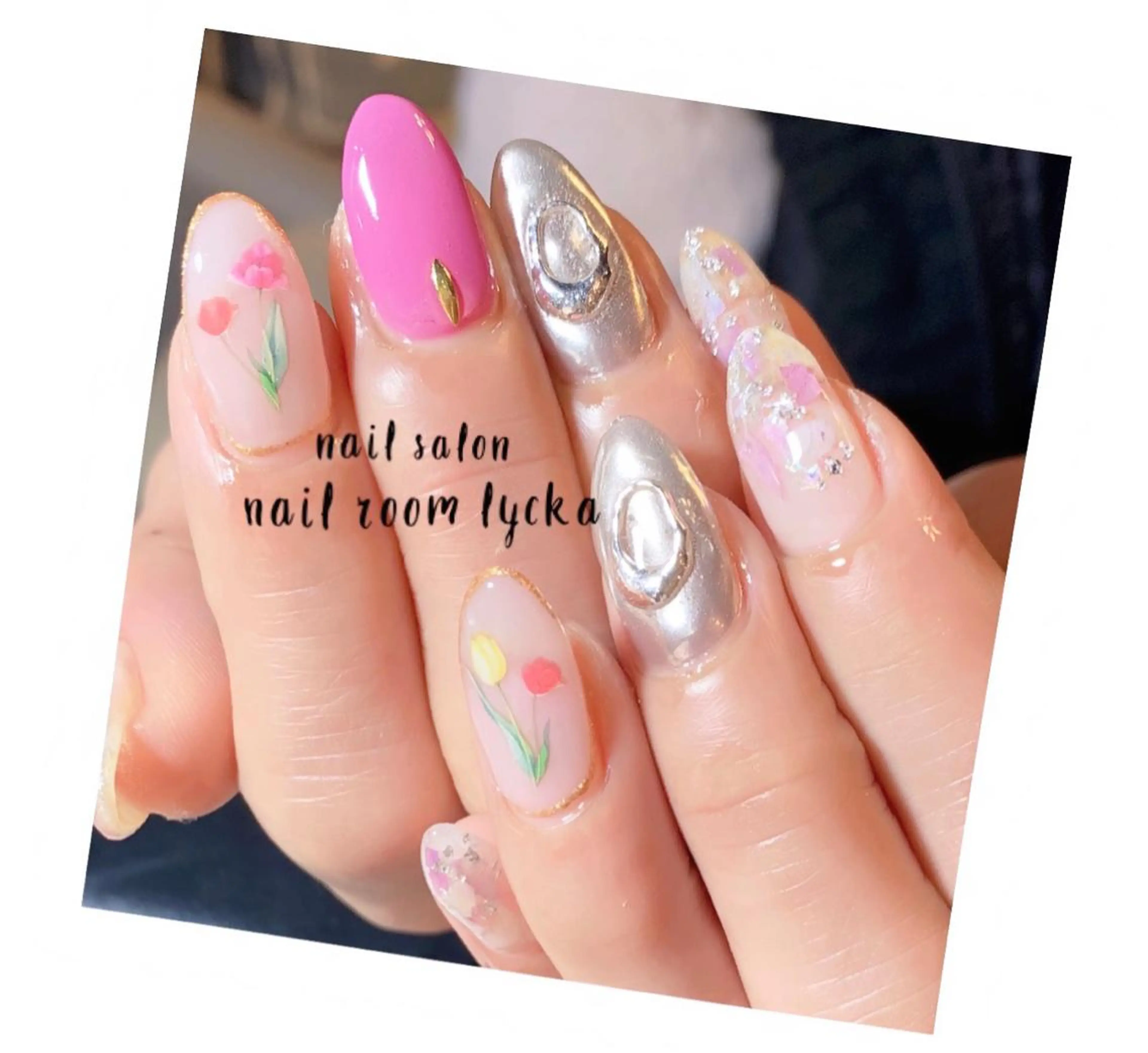 ネイル ﾈｲﾙﾙｰﾑﾘｯｶ 𝐦𝐚𝐲𝐮のネイルデザイン